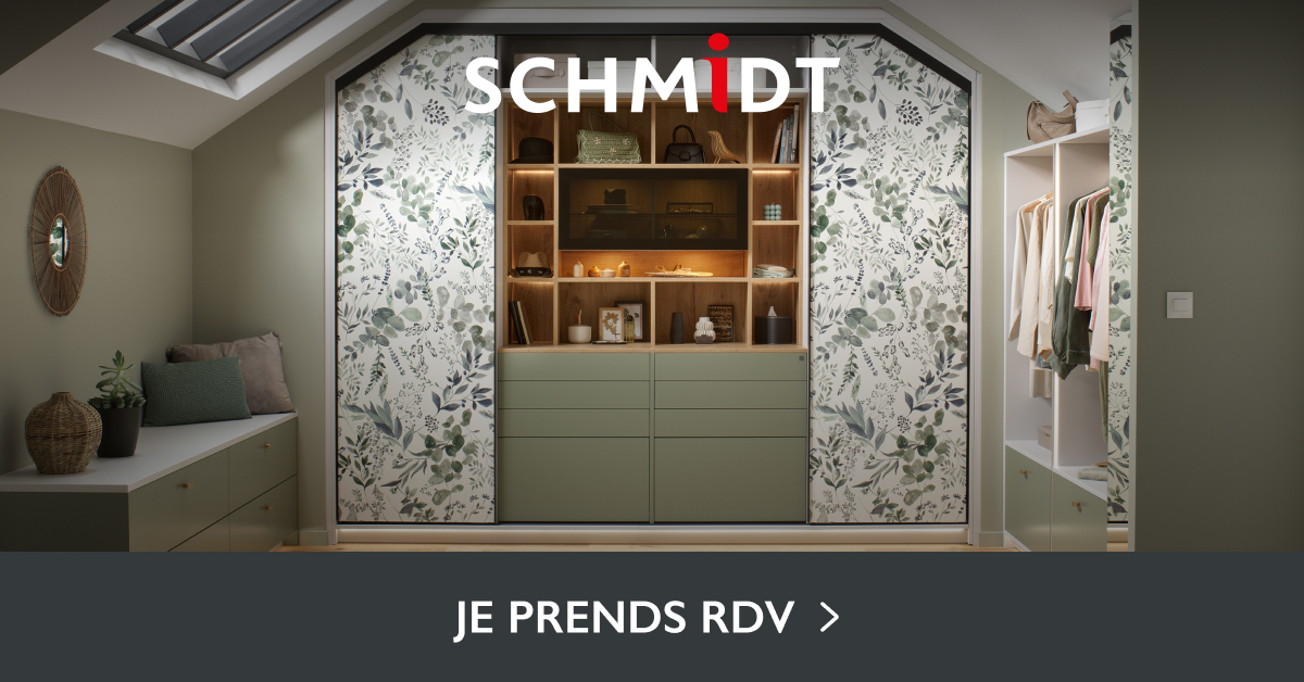 Schmidt Facebook ad: Prenez rendez-vous en magasin.