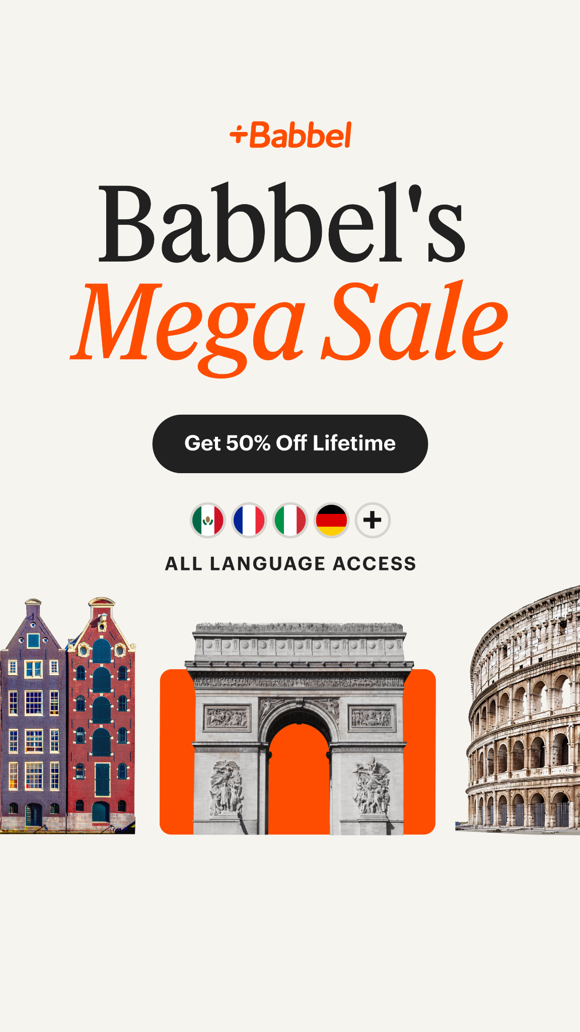 Babbel Facebook ad