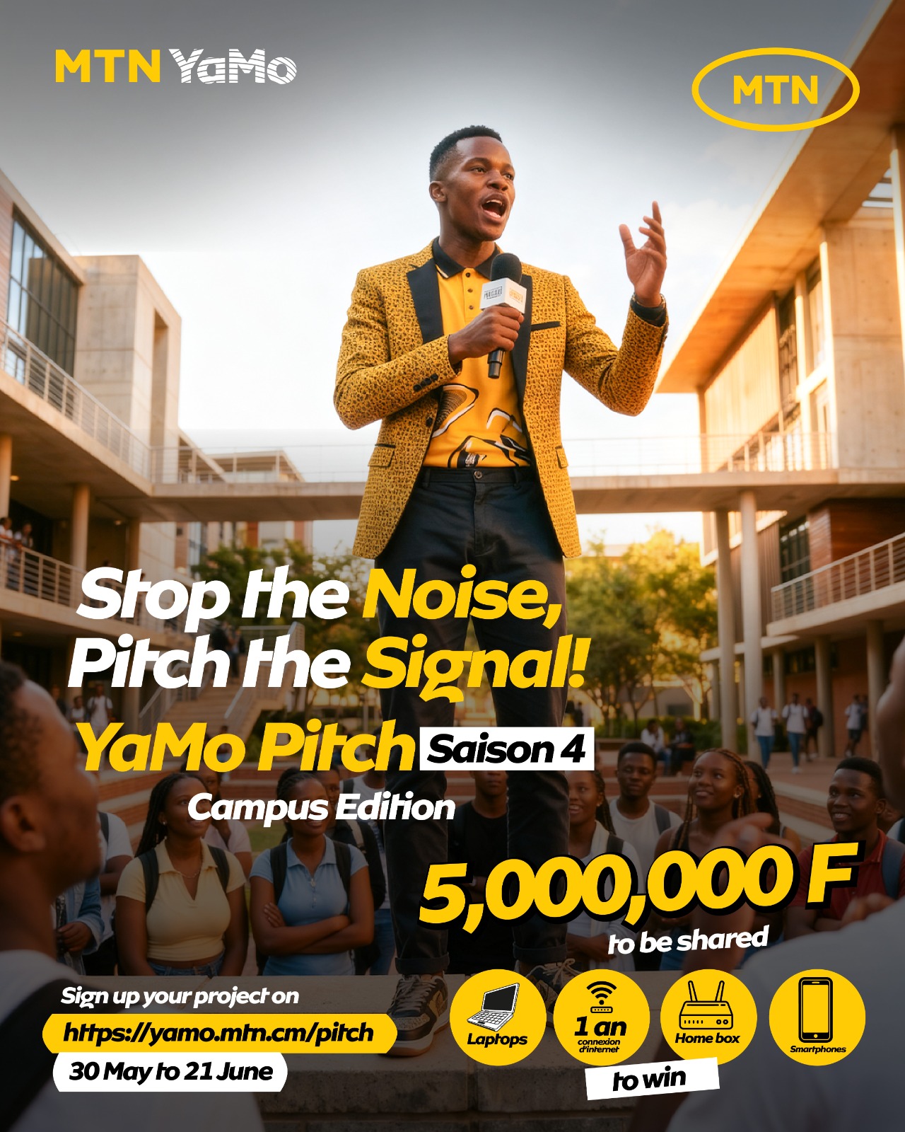 MTN Cameroon Facebook ad: Your idea can change your life… and our…