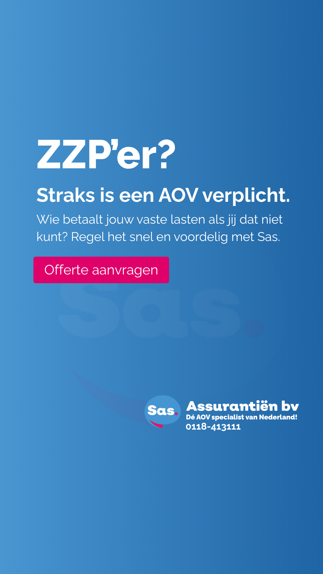 Sas Assurantiën bv Facebook ad from Apr 1, 2026