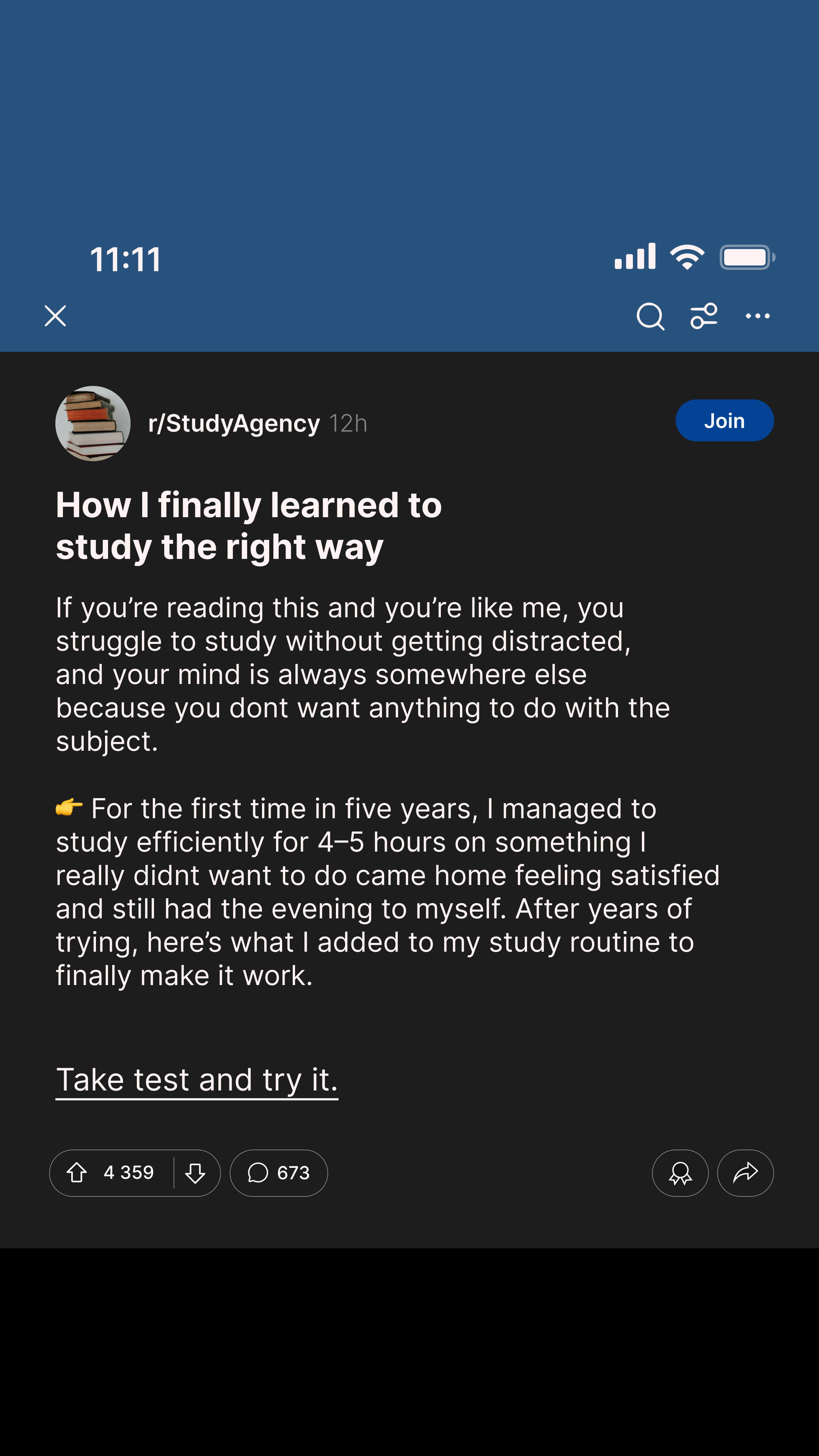 JustDone Facebook ad