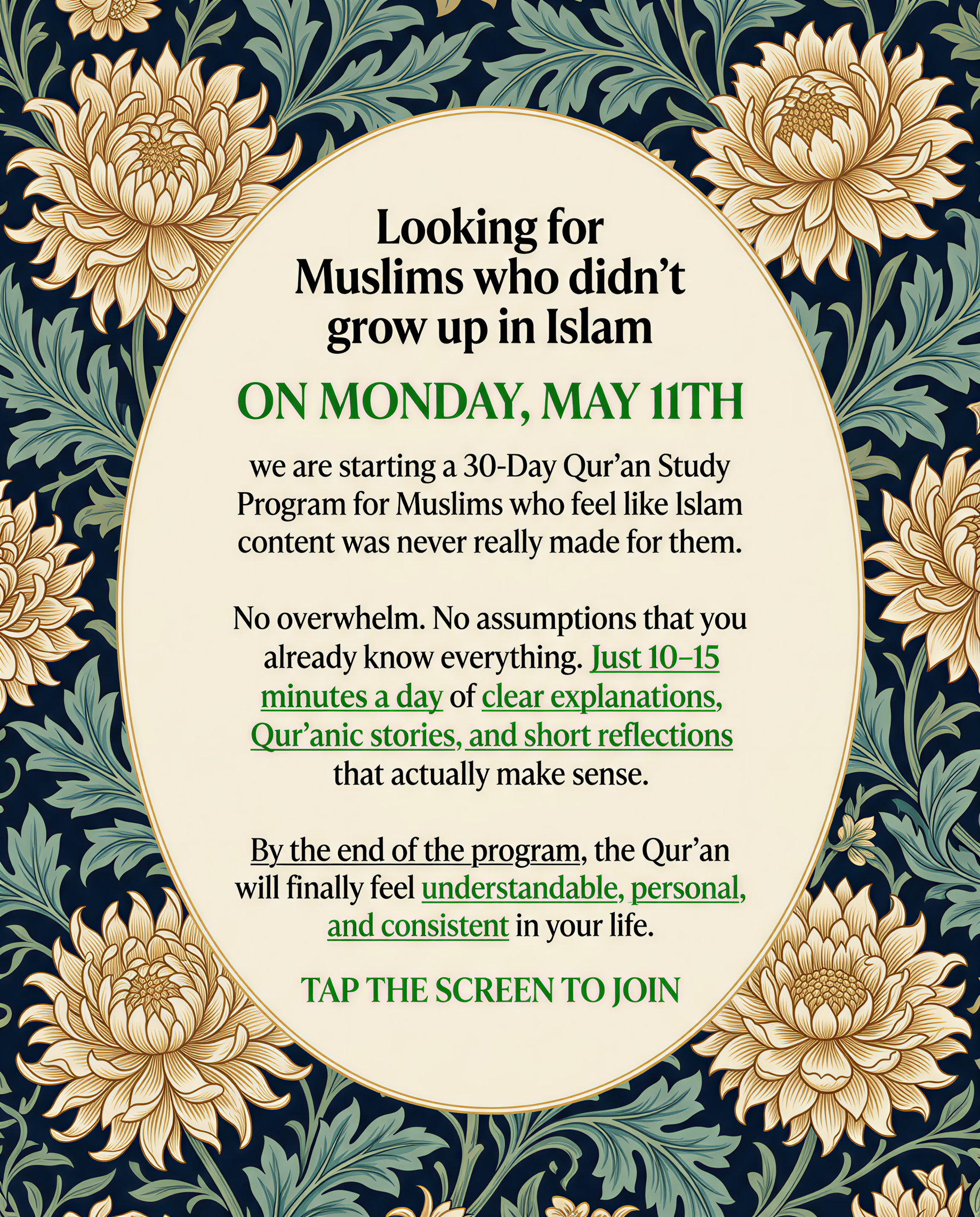 Quran Noor Facebook ad: Find peace in Allah with AyahPath