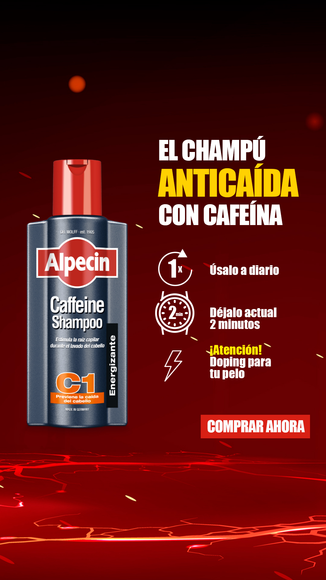 Alpecin Facebook ad