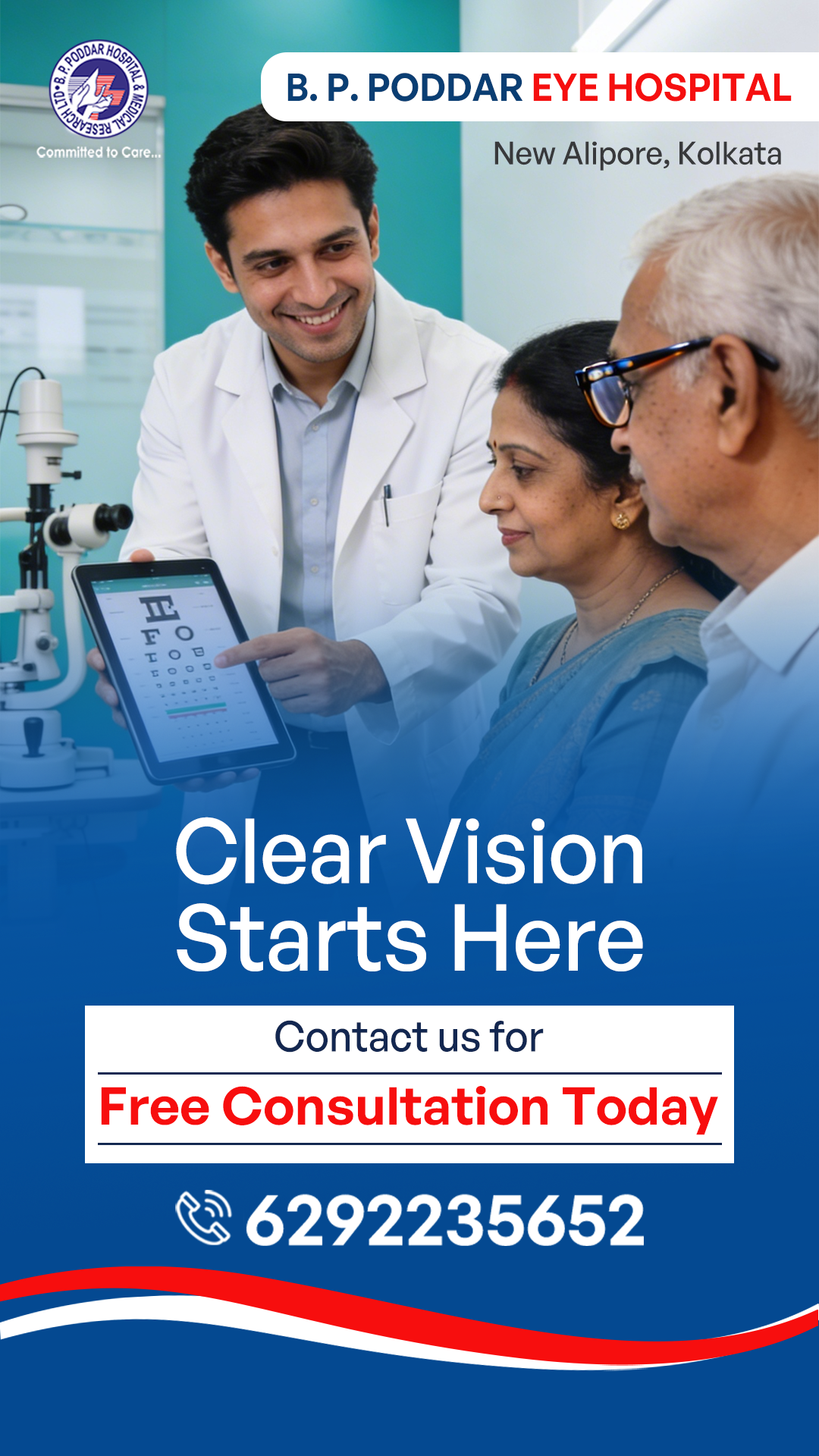 B.P.Poddar Hospital & Medical Research Limited Facebook ad: Book An Appointment