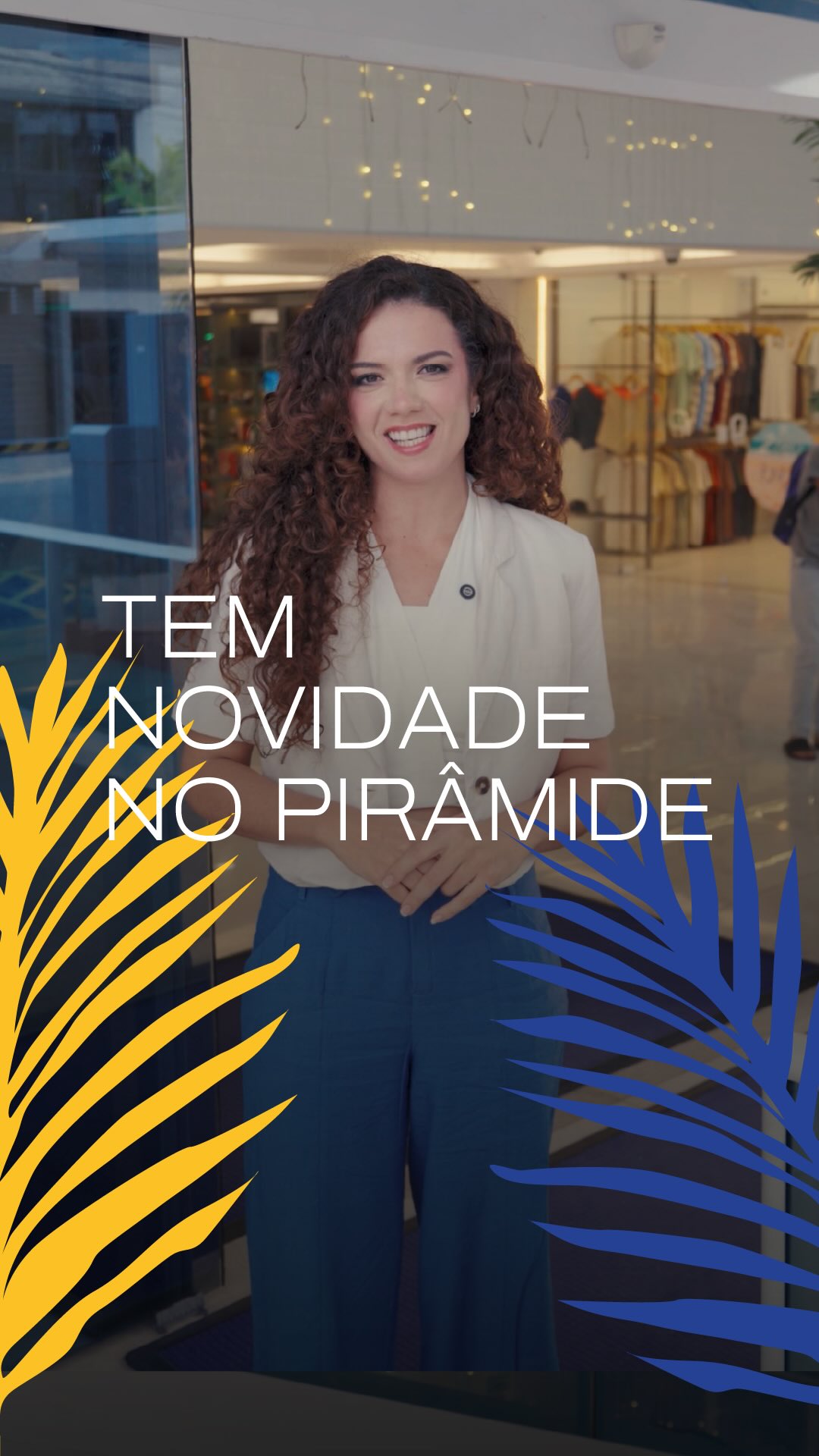Pirâmide Shopping Tambaú Facebook ad: Tem novidade no Pirâmide.