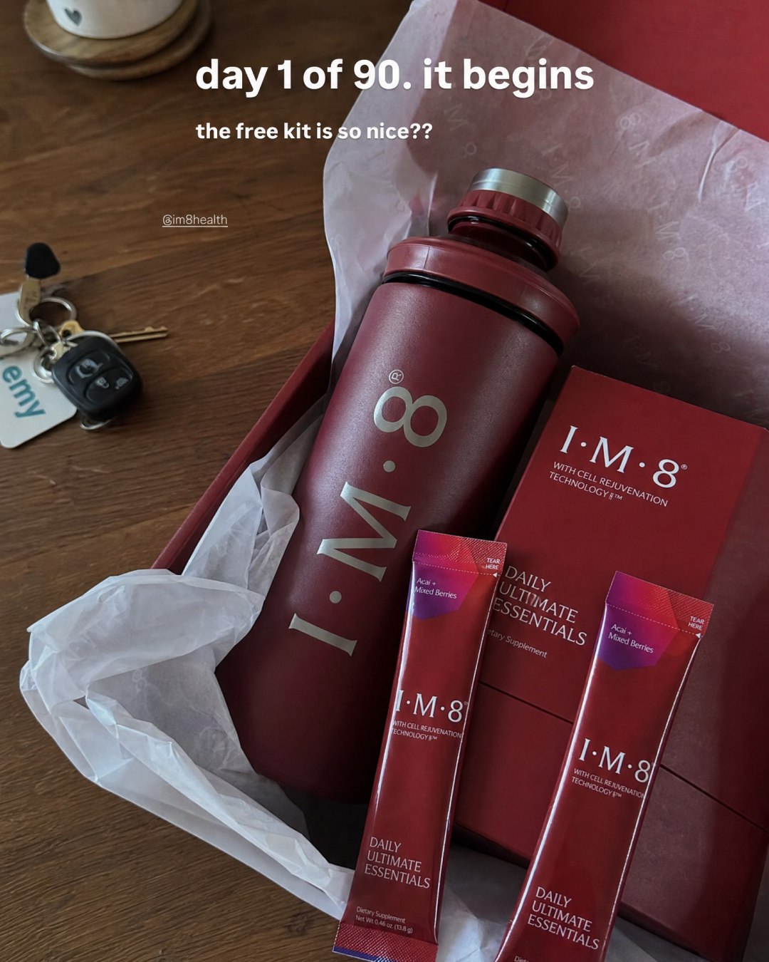 IM8 Health Facebook ad