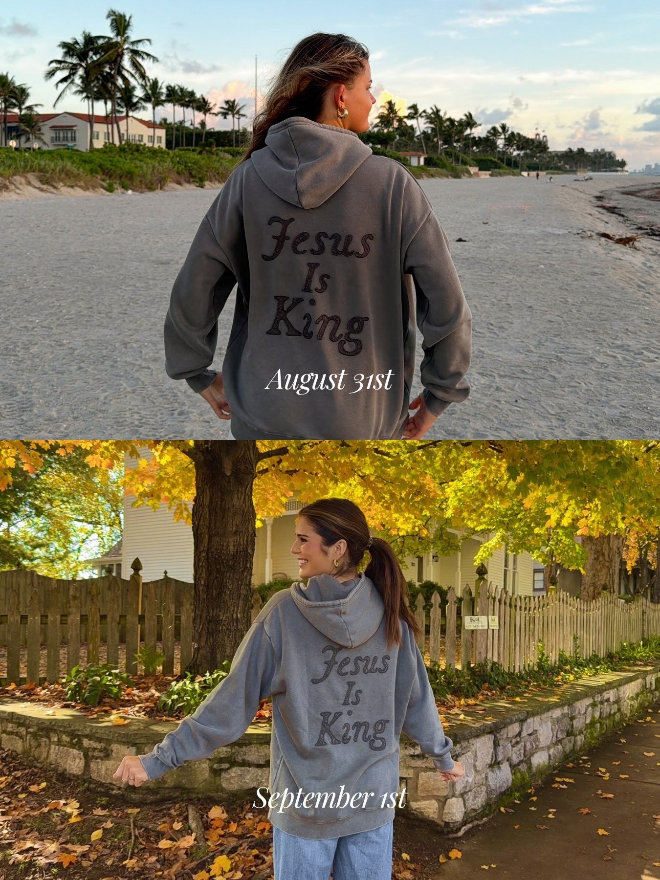 Elevated Faith Facebook ad: thank you Jesus, the -ber months are here