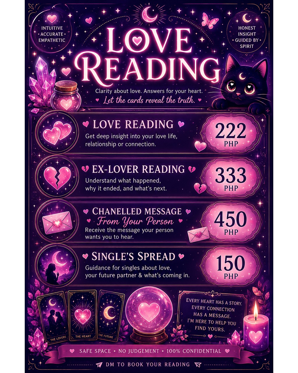 Lune Daydream Tarot Facebook ad: Stuck on cosmic questions?