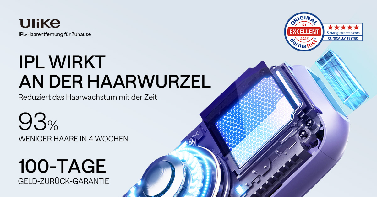 Ulike DE Facebook ad from May 7, 2026