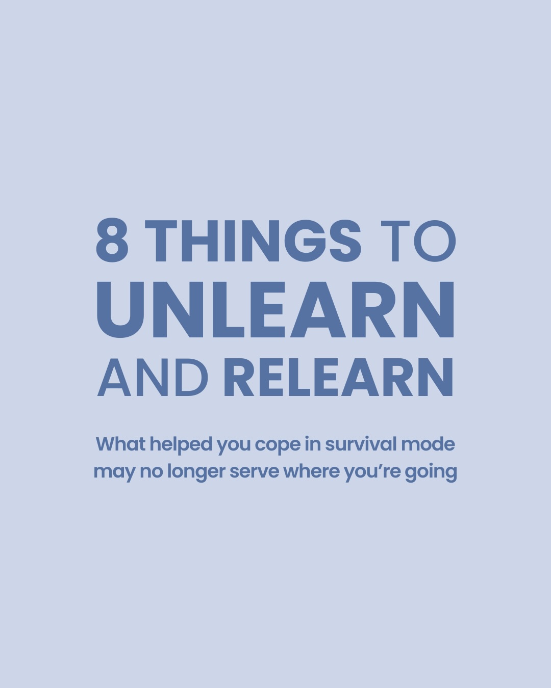 Jennifer Kuo Facebook ad: Some of the patterns you learned in survival…
