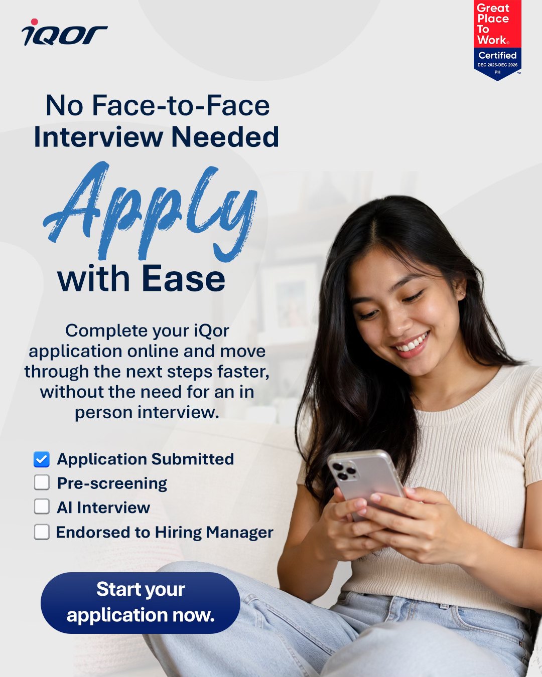 iQor Fairview Facebook ad: QC traffic is already stressful.
