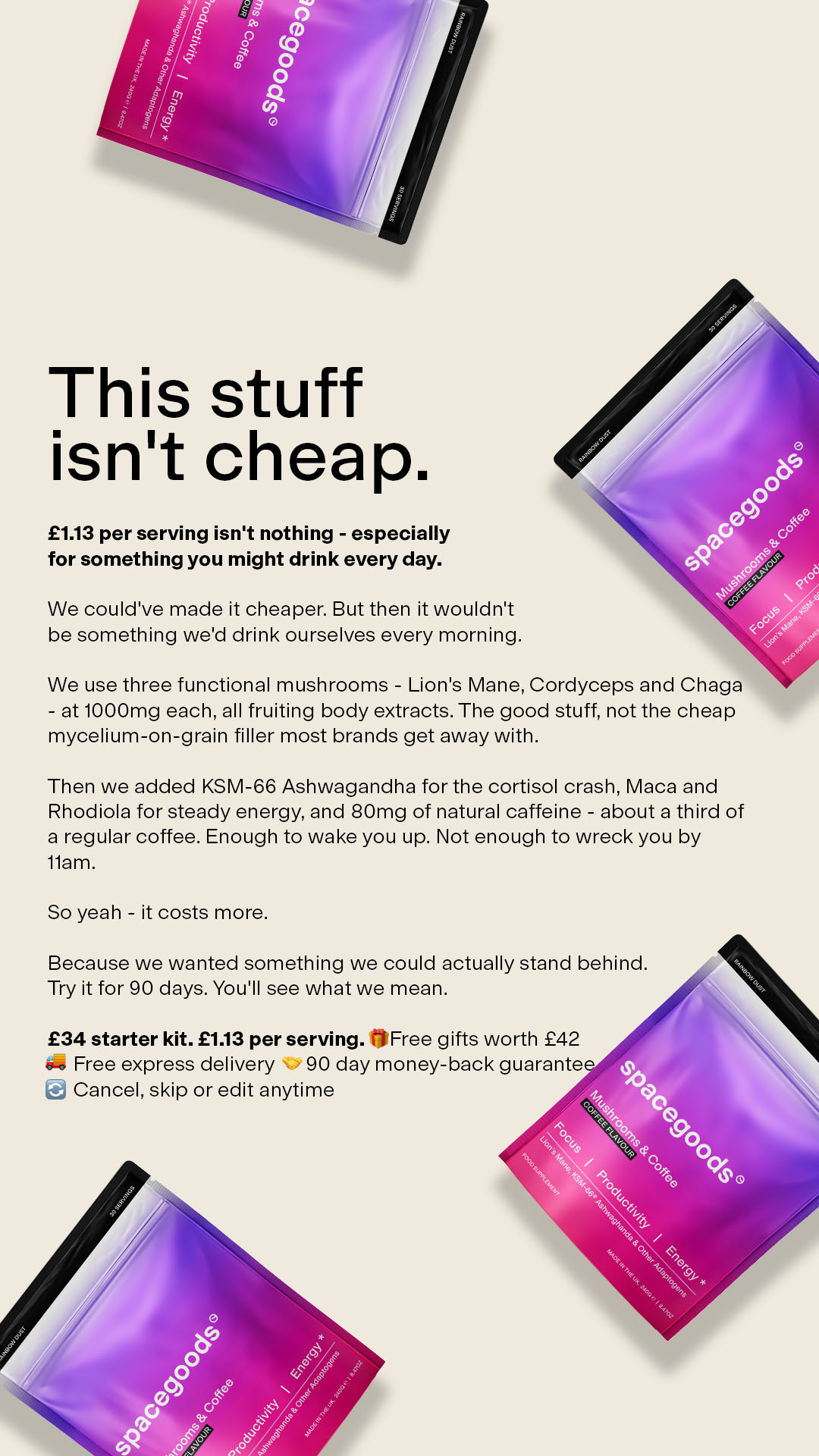 Spacegoods Facebook ad