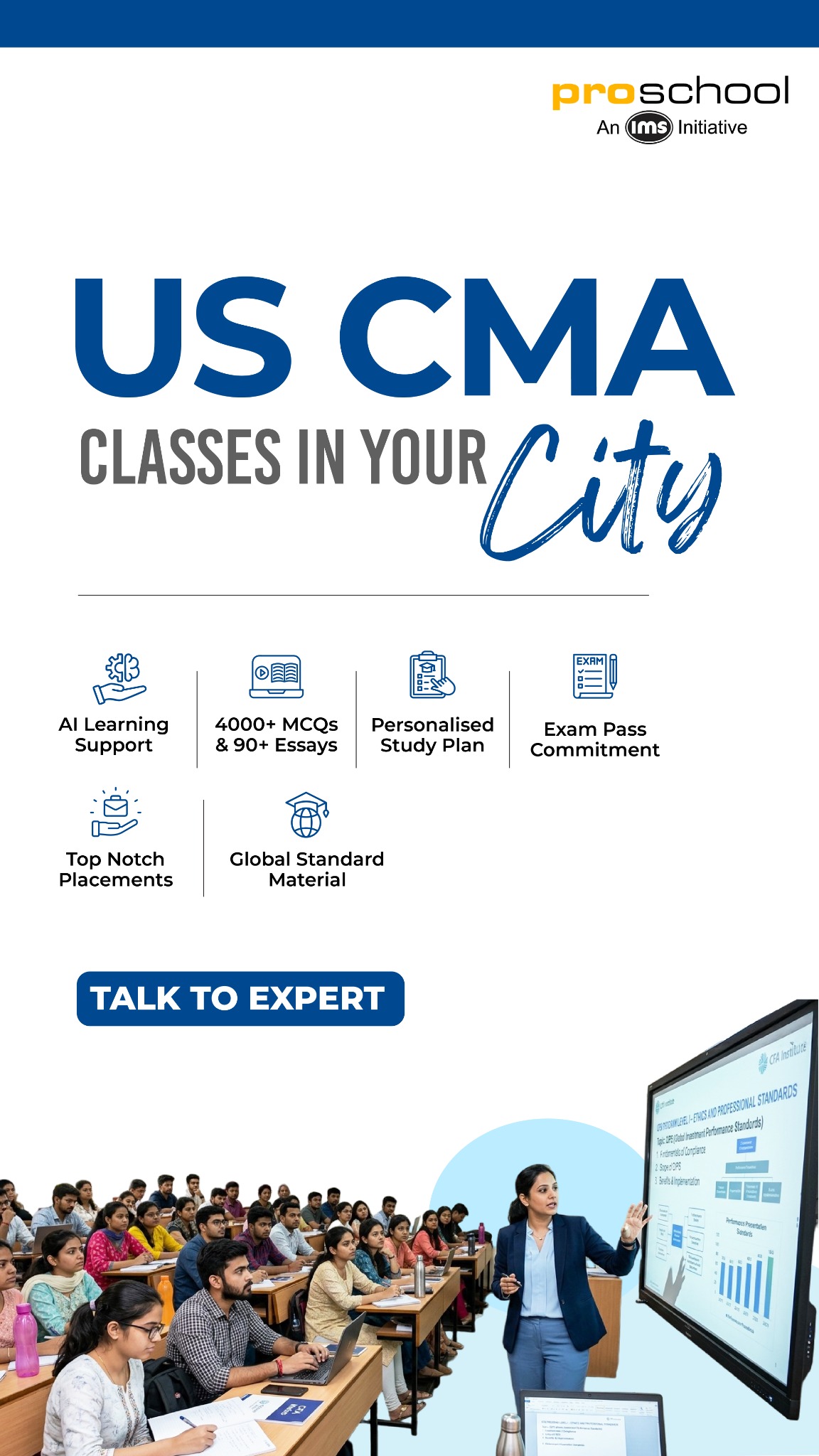 IMS Proschool Facebook ad from Aug 13, 2026