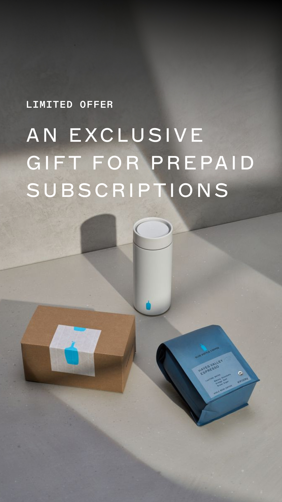 Blue Bottle Coffee Facebook ad