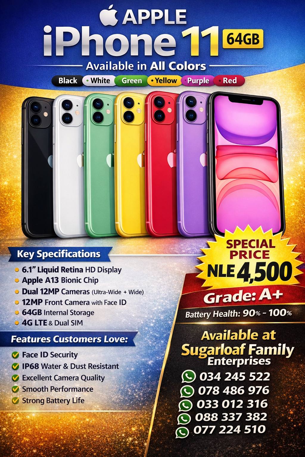KD LOAF Zphones Facebook ad: APRIL HOTTEST DEALS.
