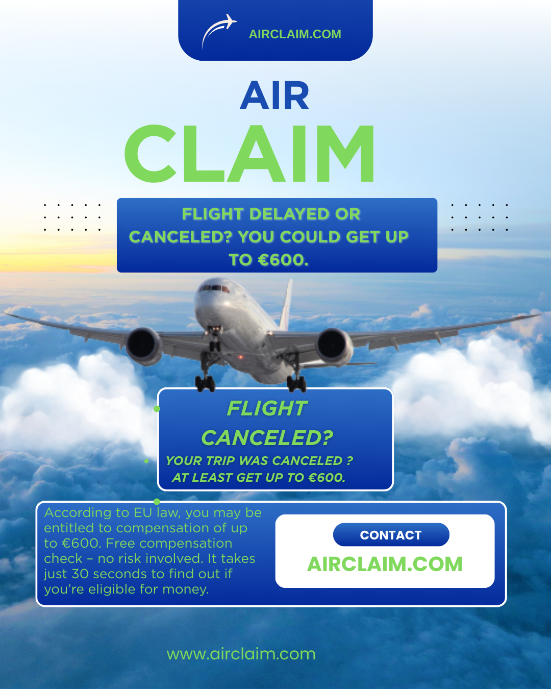 Airclaim Facebook ad
