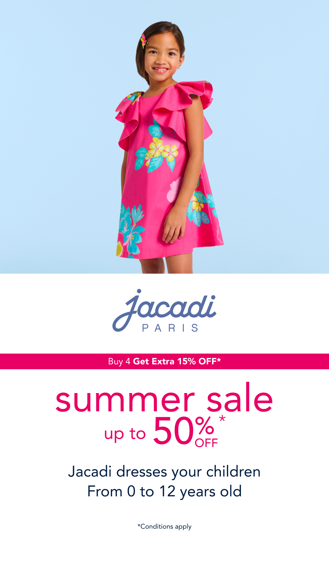 Jacadi Facebook ad