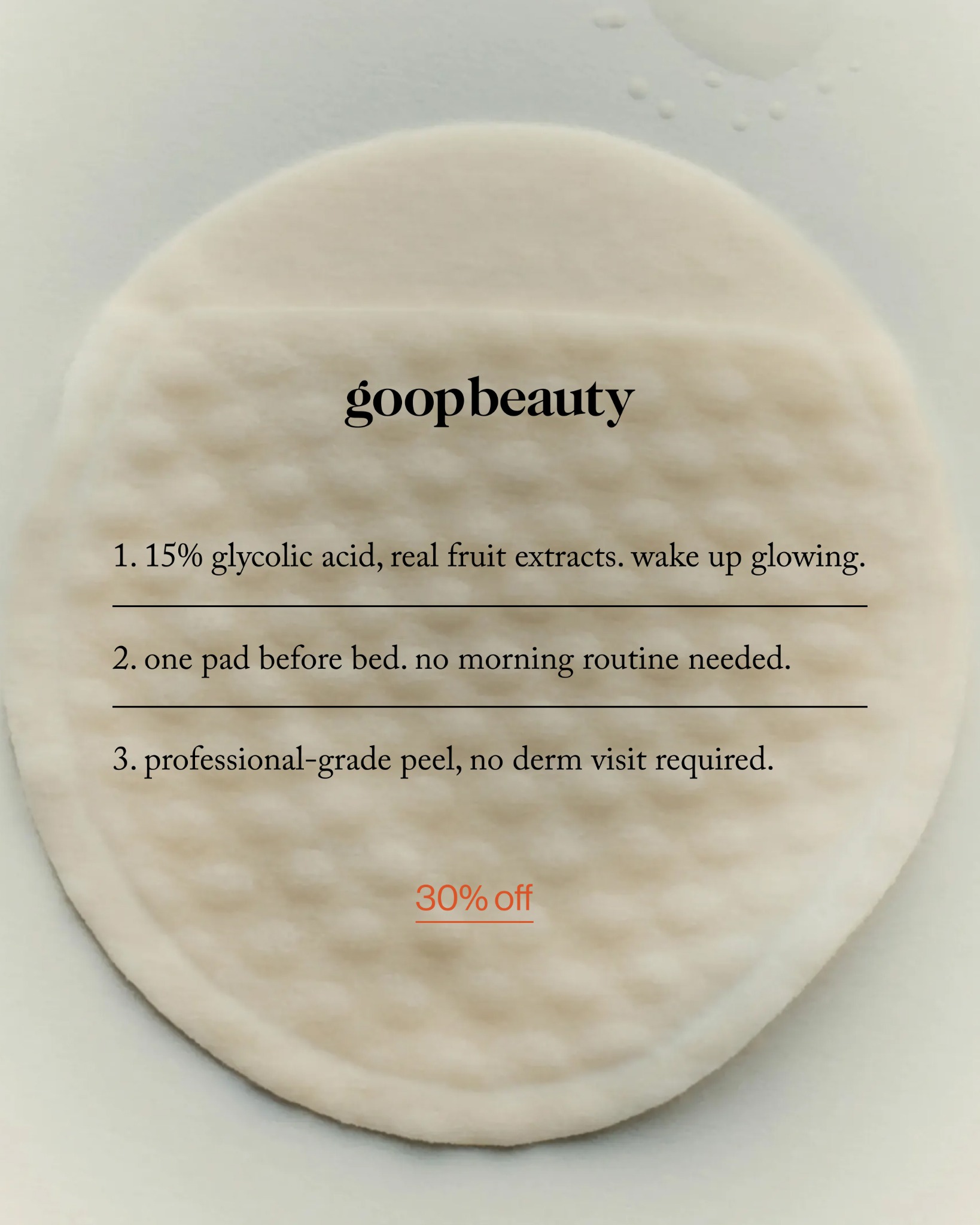 goop Facebook ad