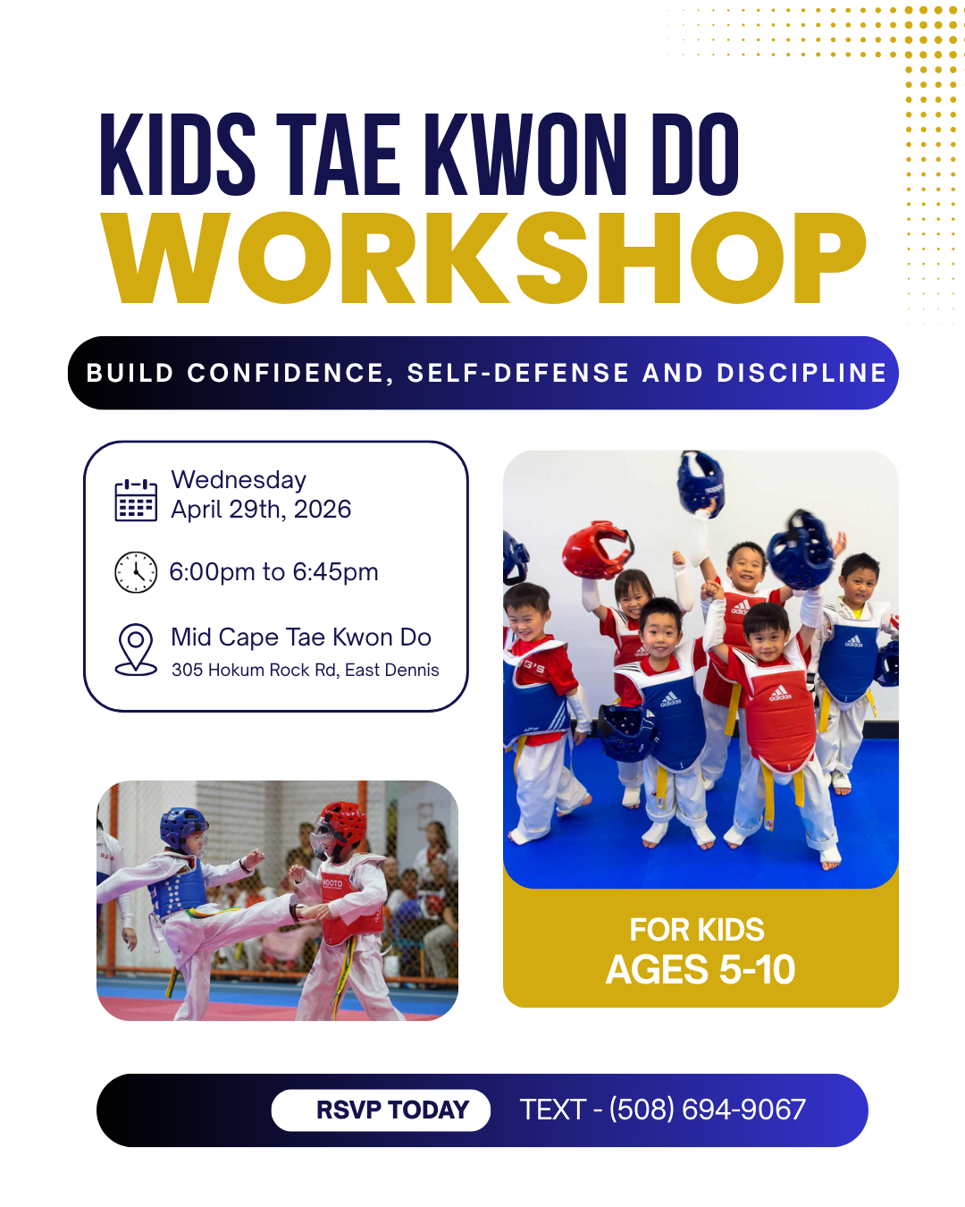 Free Martial Arts Class Facebook ad