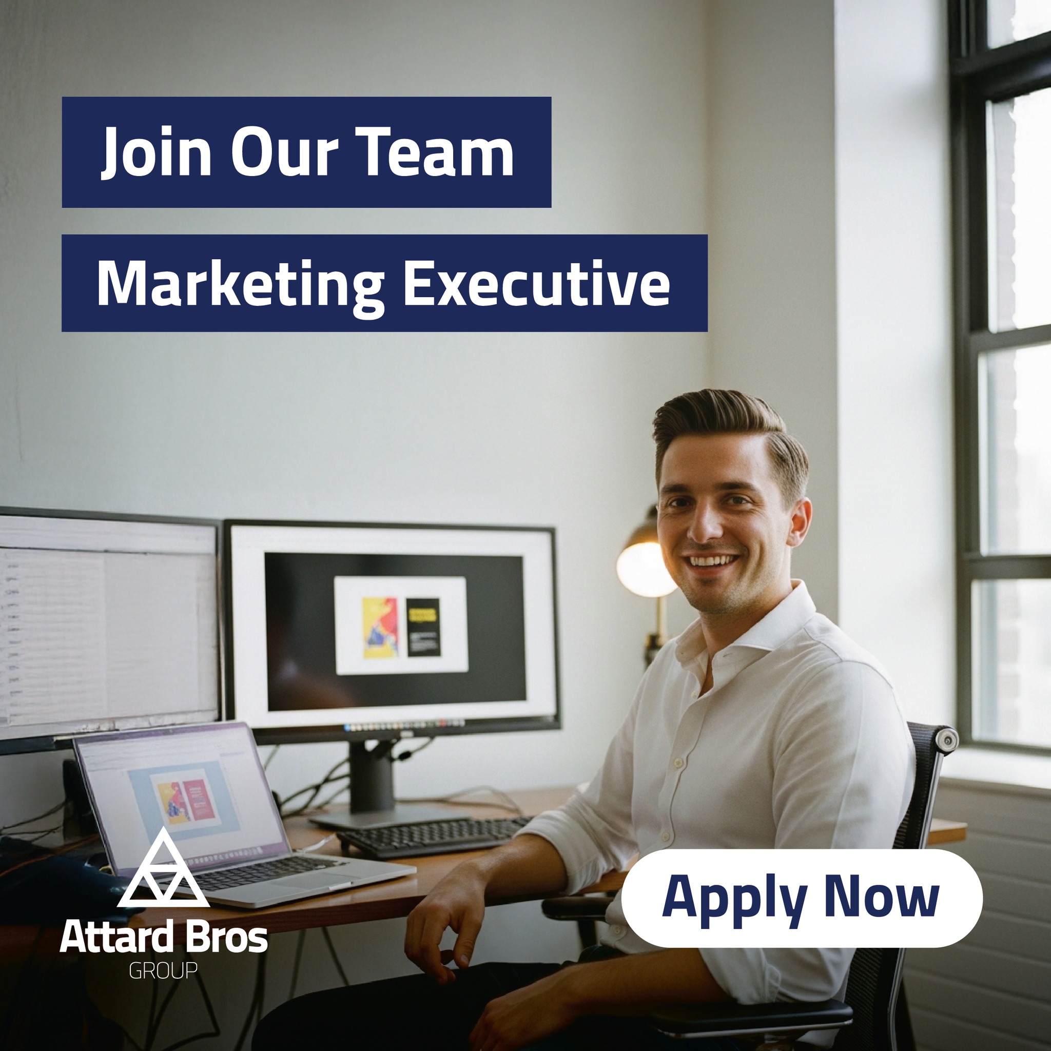 Attard Bros Group Facebook ad: We are looking for a Marketing Executive to…