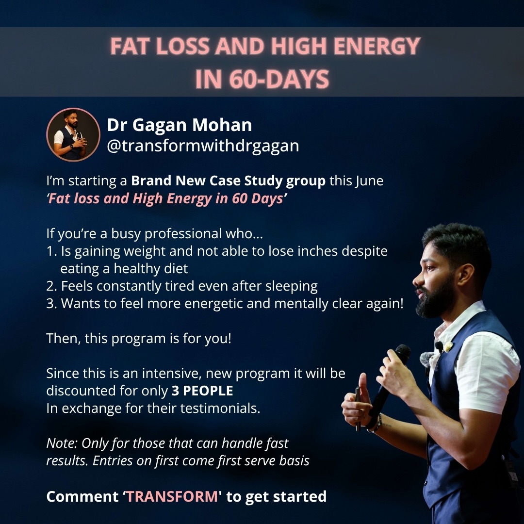 transformwithdrgagan Facebook ad: Have you noticed that your body feels… different…