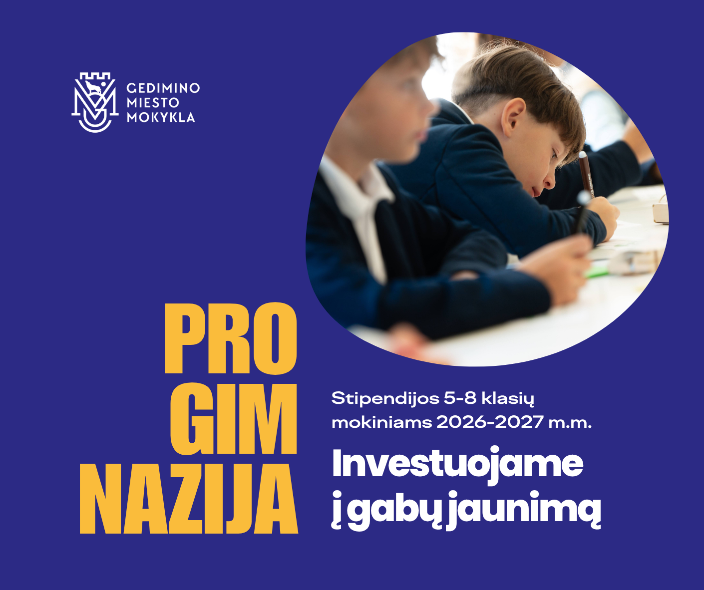 Gedimino miesto mokykla Facebook ad
