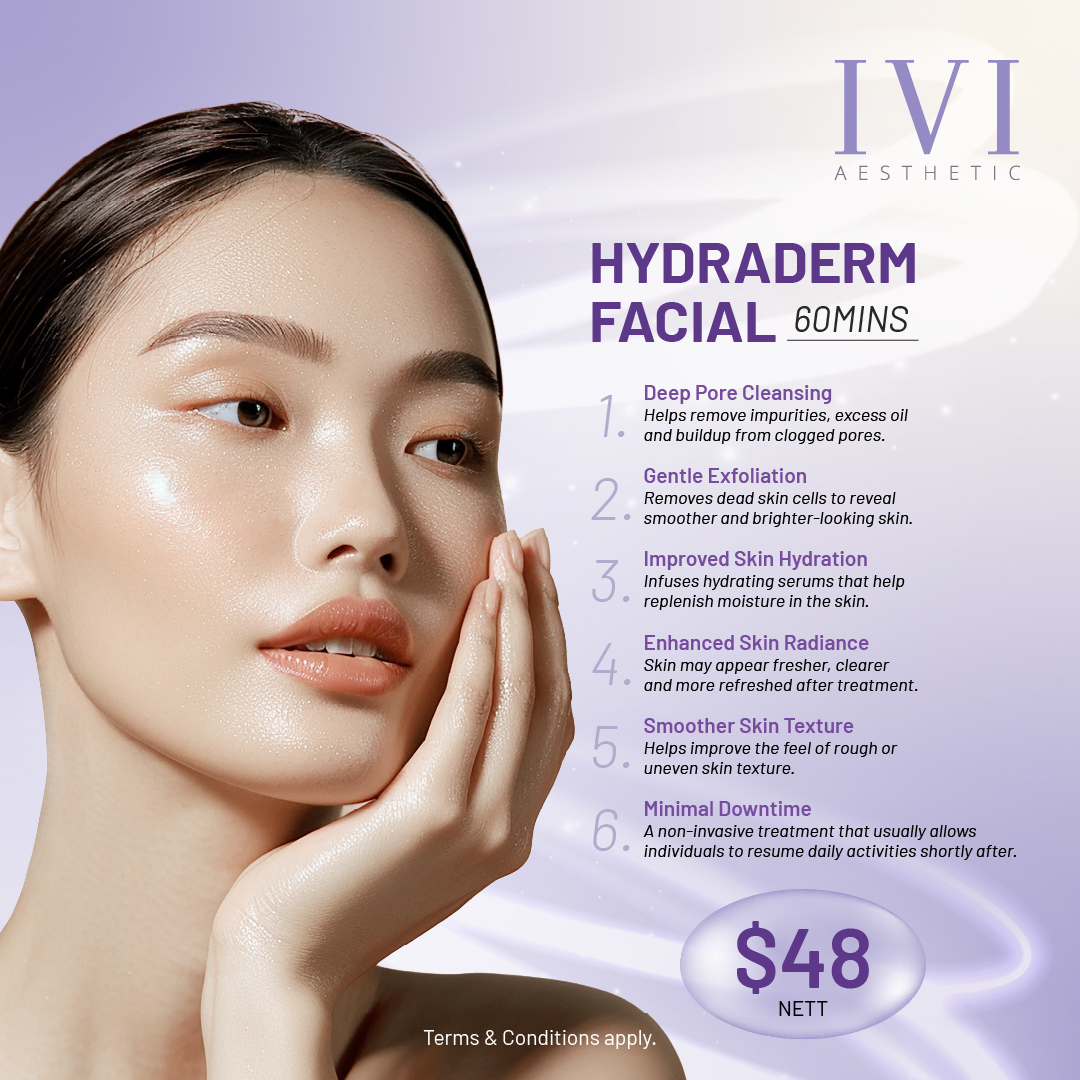 IVI Aesthetic Facebook ad: HydraDerm Facial