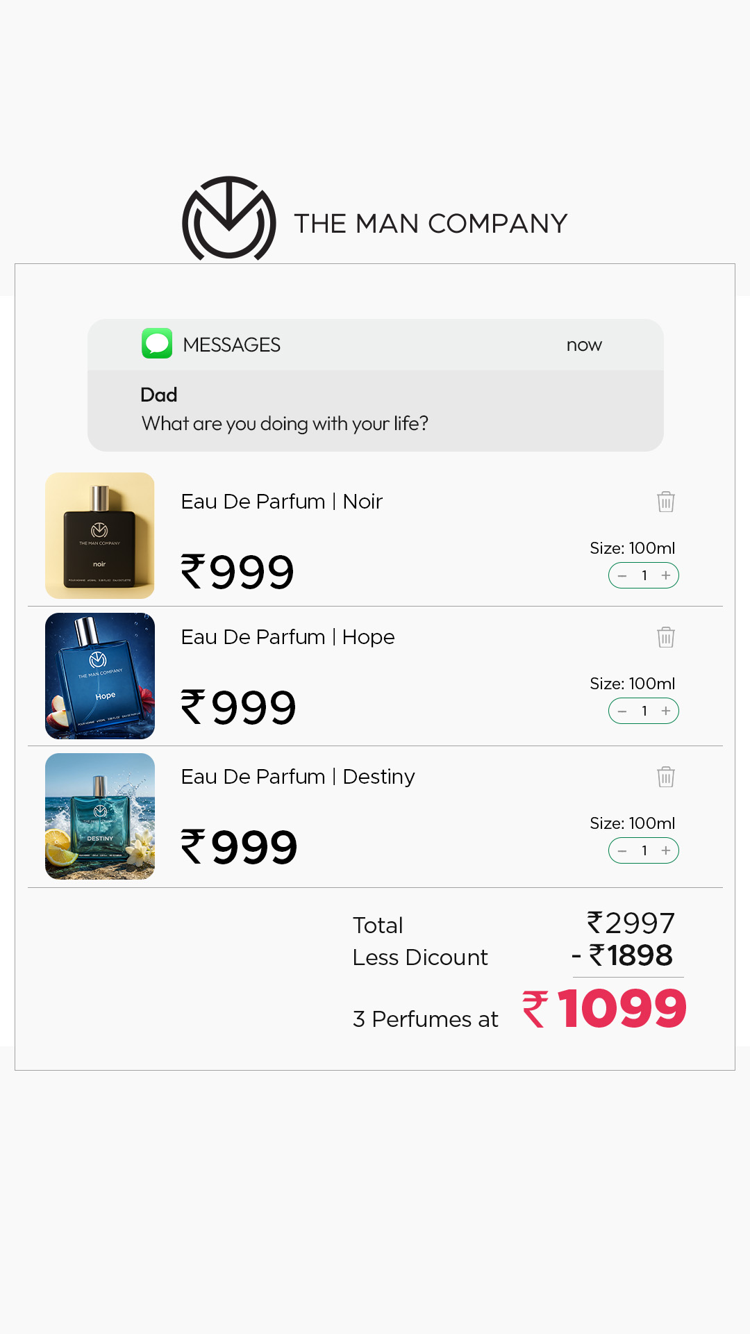 TheManCompany Facebook ad