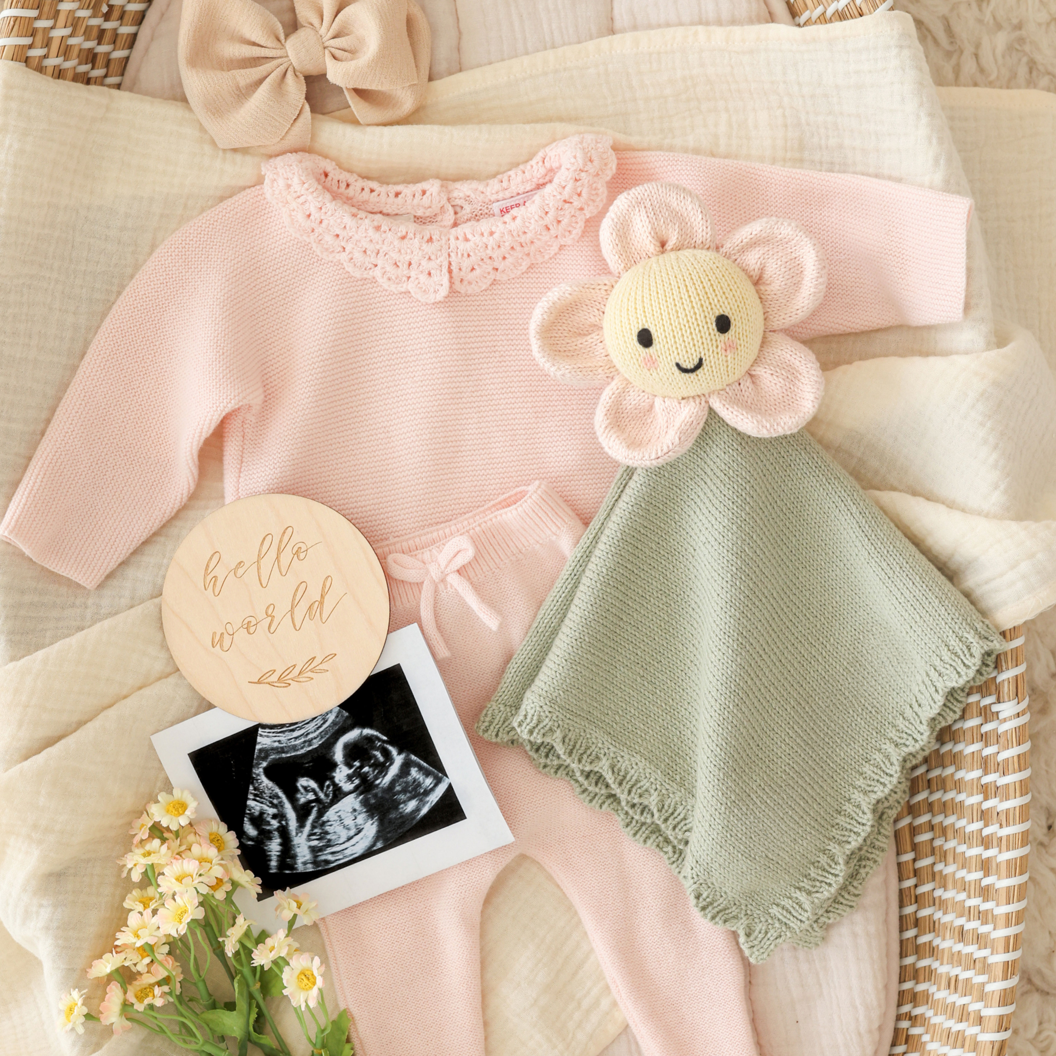 cuddle + kind Facebook ad: Meet cuddle+kind Loveys beautifully hand-knit in 100%…