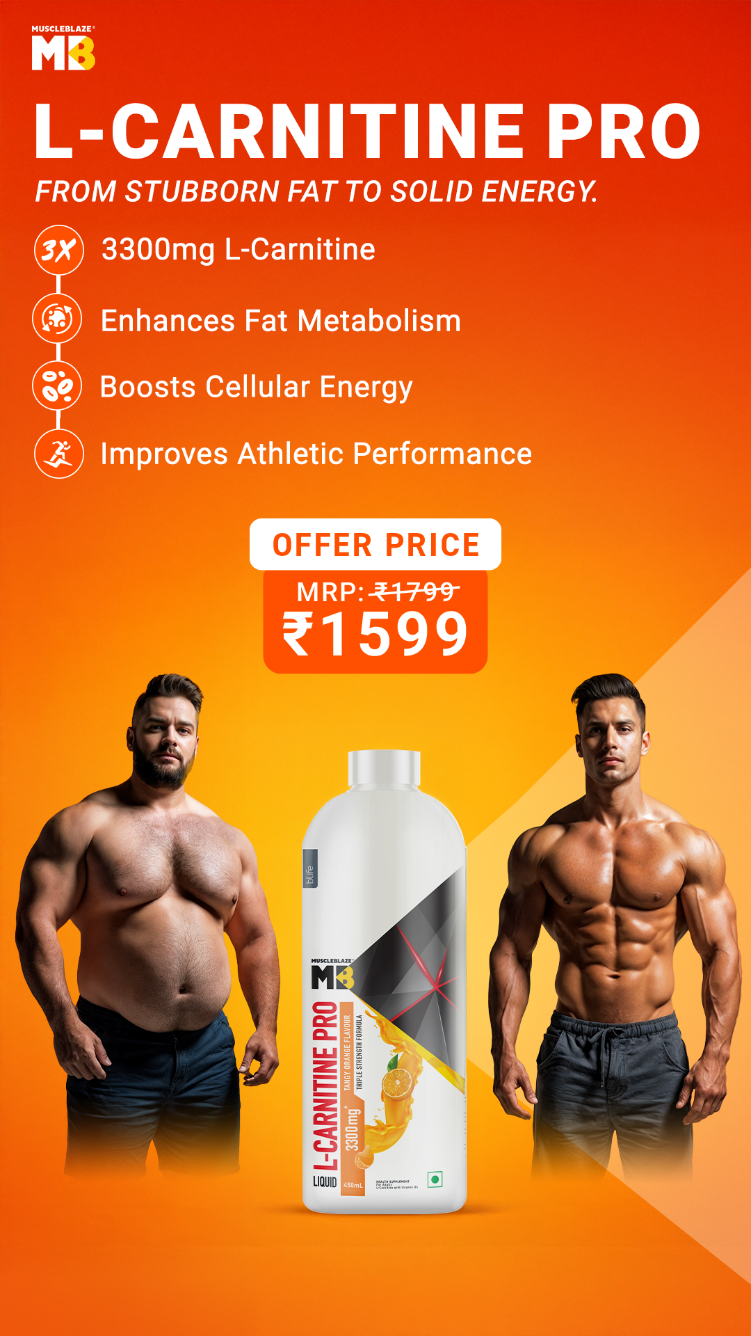 MuscleBlaze Facebook ad