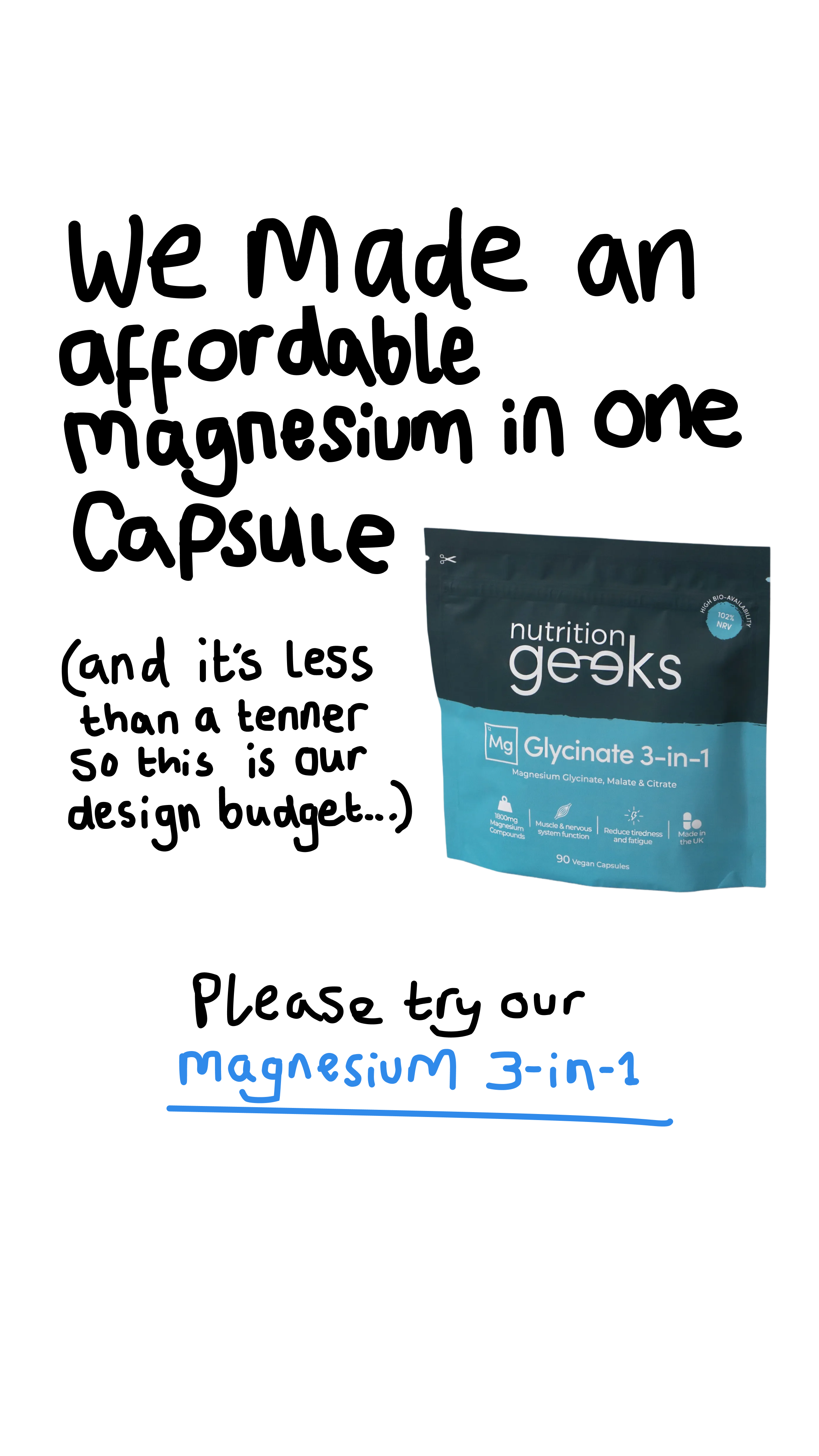 Nutrition Geeks Facebook ad