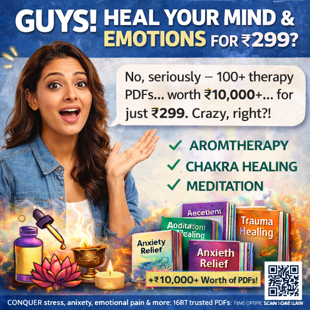 Healing Minds Academy India LTD Facebook ad: Therapy & Healing Knowledge Library