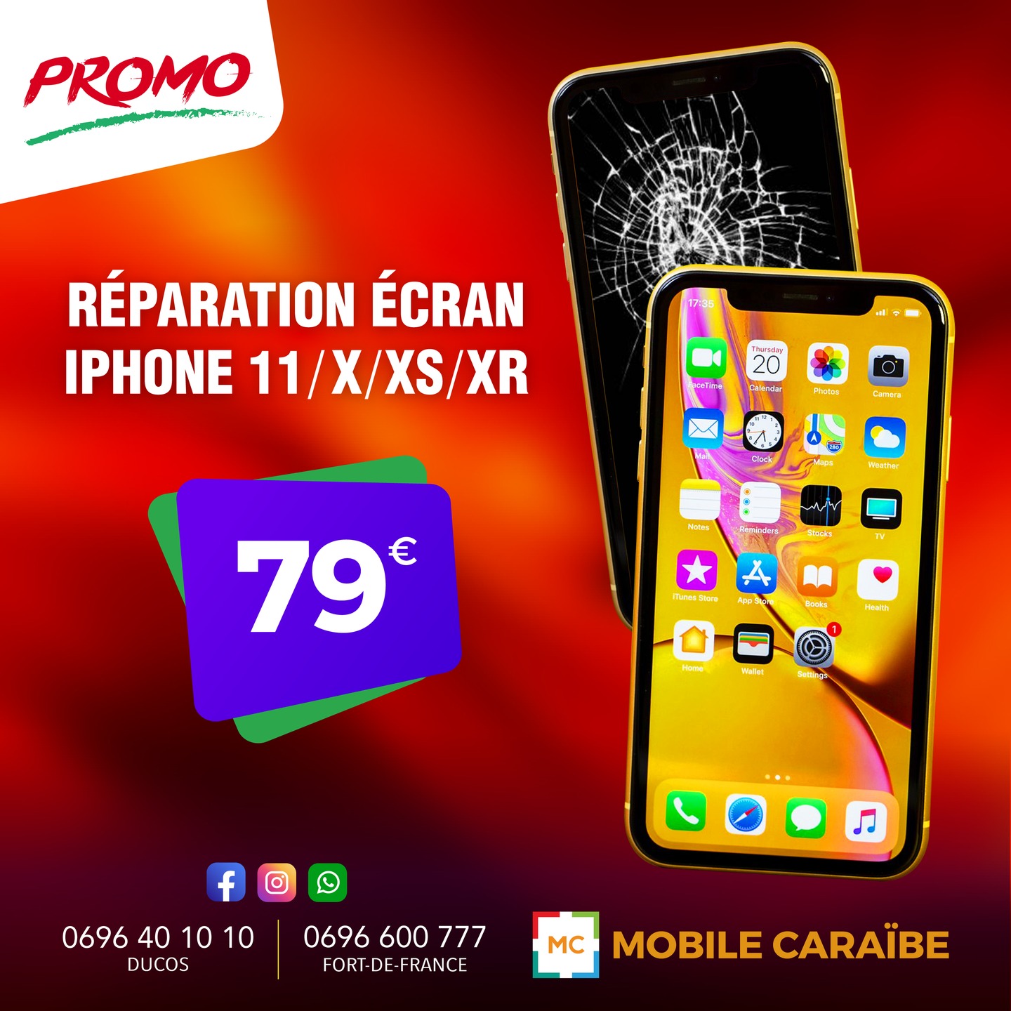 mobilecaraibe Facebook ad