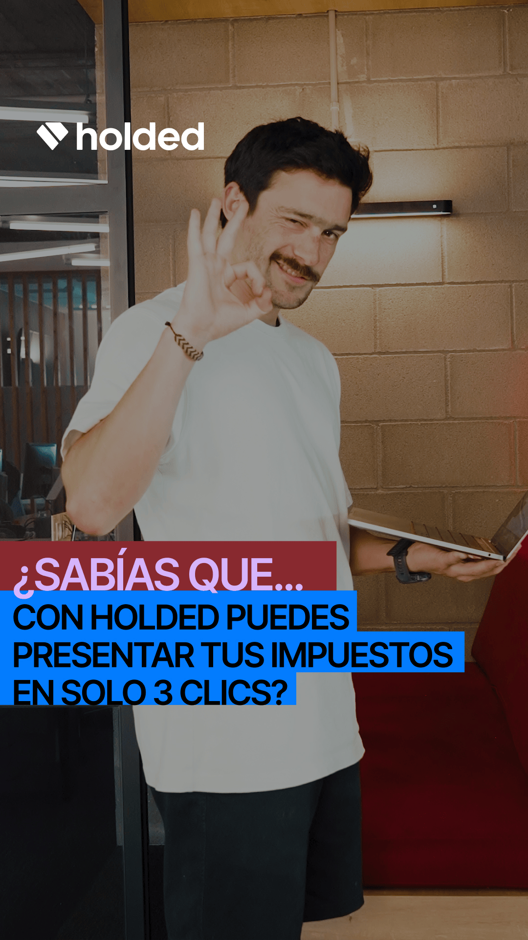 Holded Facebook ad: Holded, facturación y mucho más