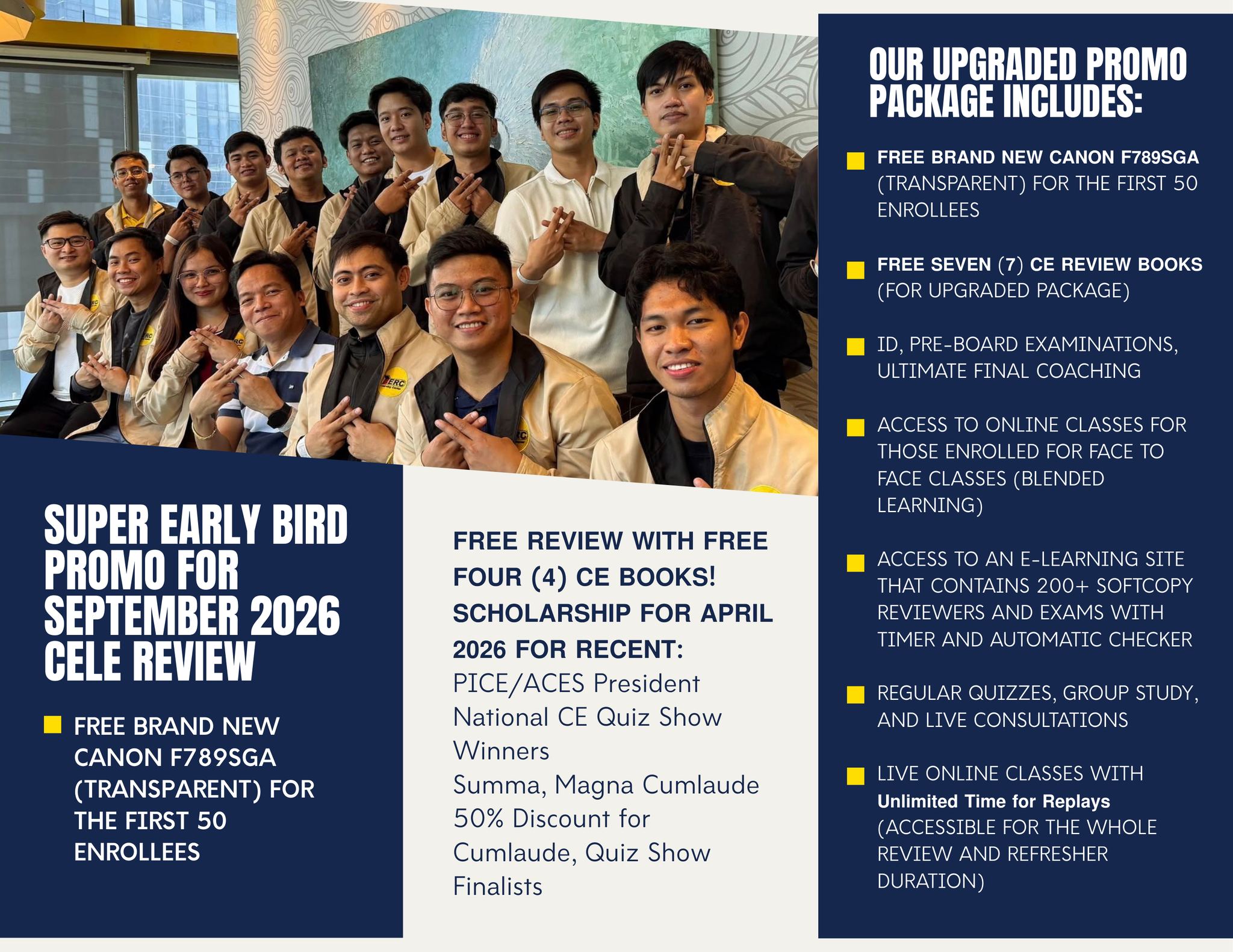 Esplana Realuyo & Co. Civil Engineering Review - EERC Facebook ad