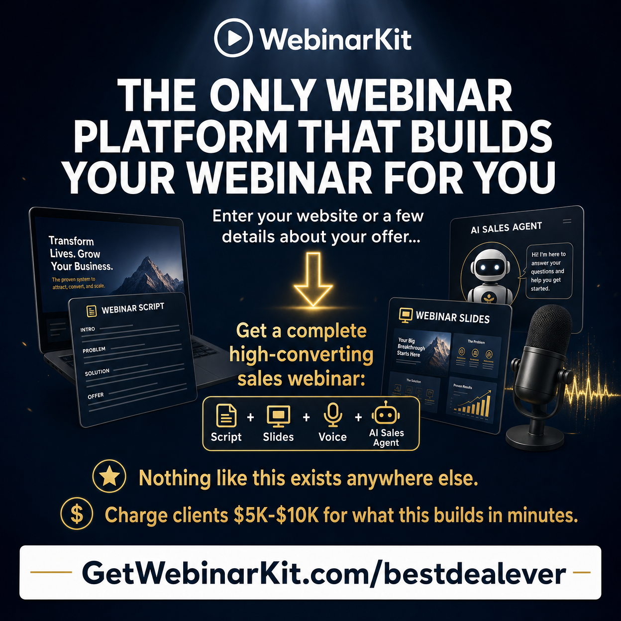 WebinarKit Facebook ad