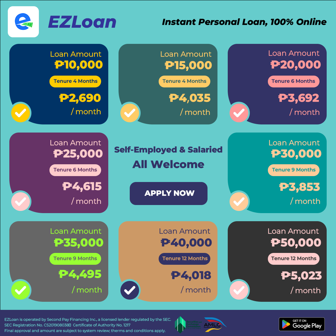 EZLoanOfficial Facebook ad: SEC-Registered Online Lending Platform