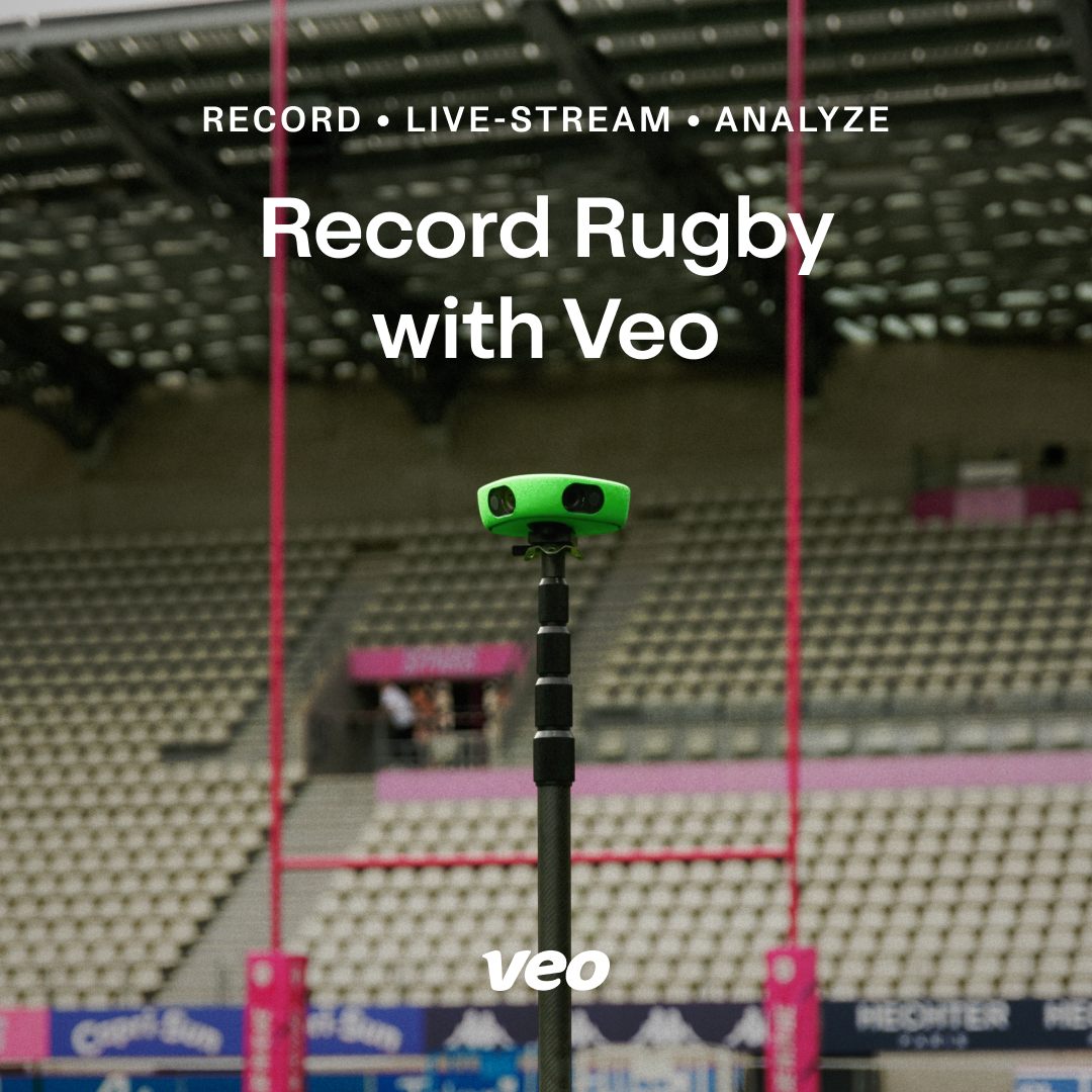 Veo Rugby Facebook ad: Start recording your rugby matches - talk to an expert