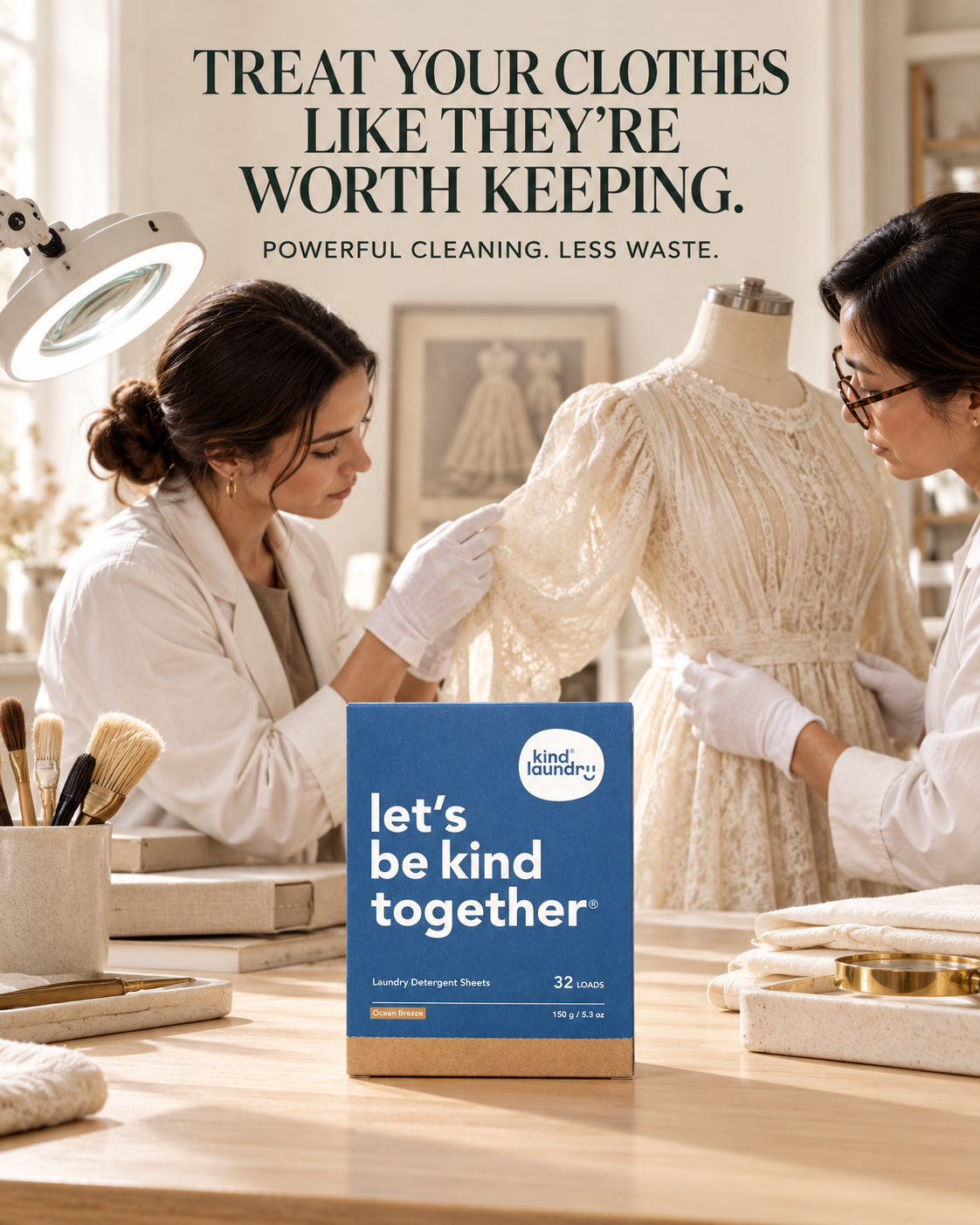 Kind Laundry Facebook ad: Enzyme-Powered Cleaning That Doesn't Cost the Clothes…