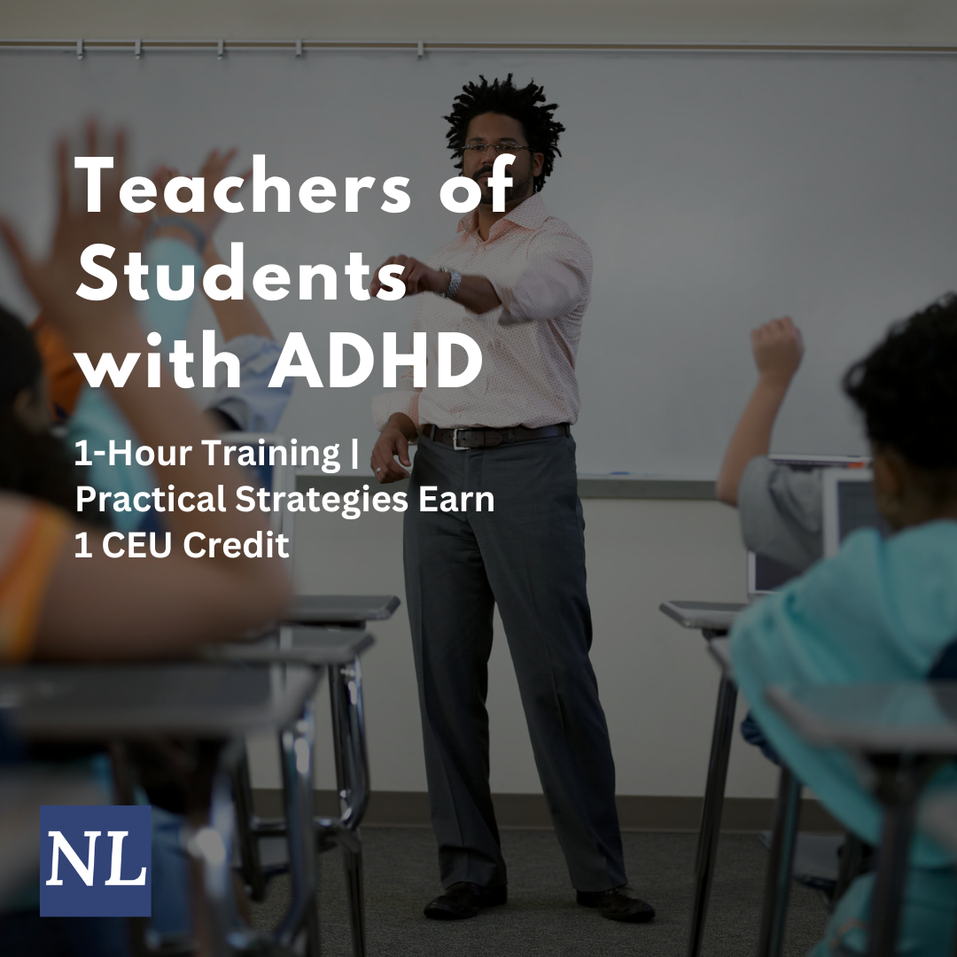 Northshore Learning Facebook ad: K-12 ADHD Training for Educators