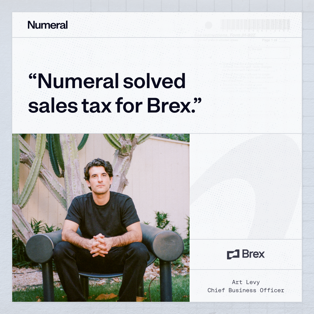 Numeral Tax Facebook ad