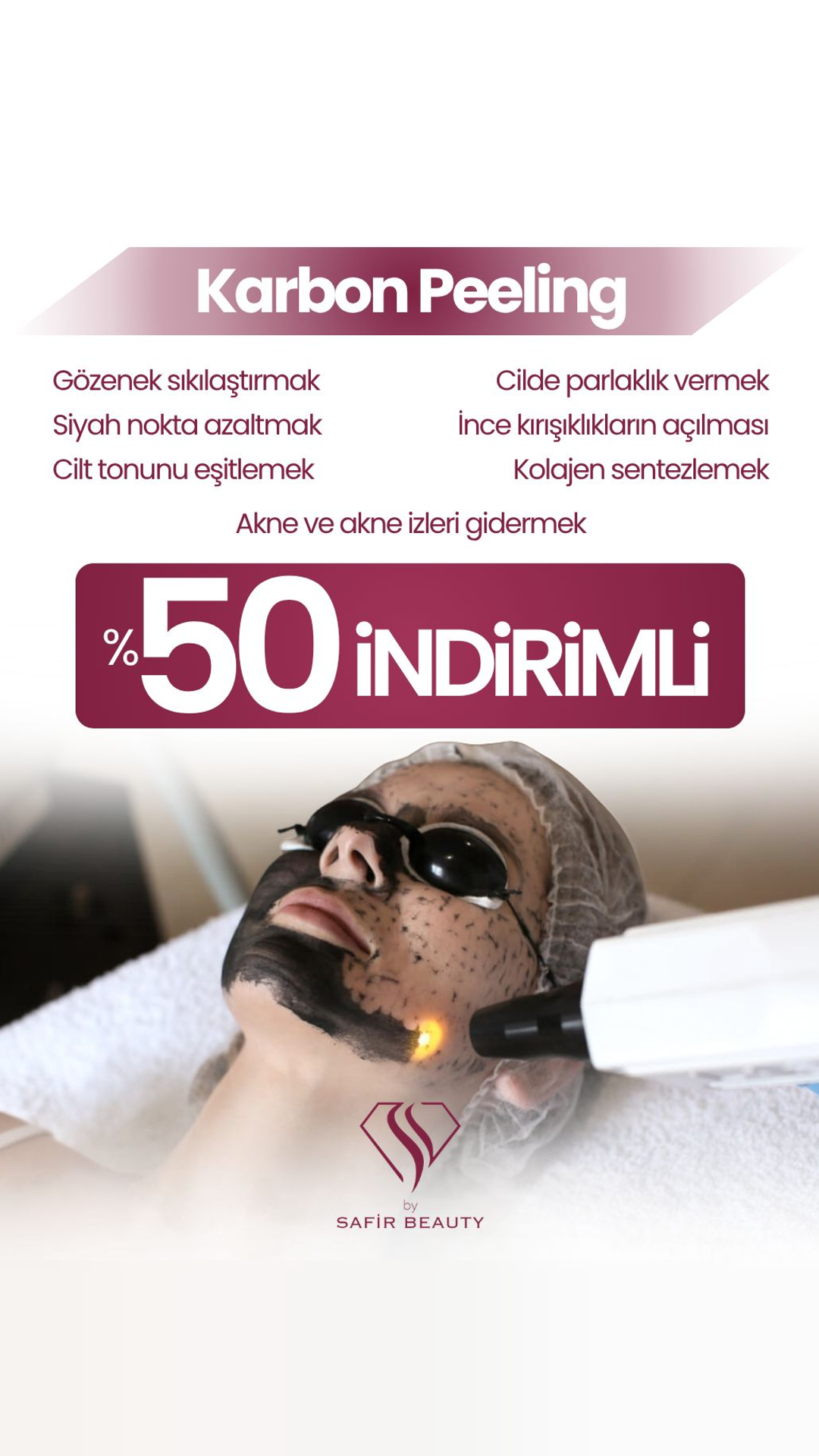 By Safir Beauty Facebook ad: Bizimle sohbet et