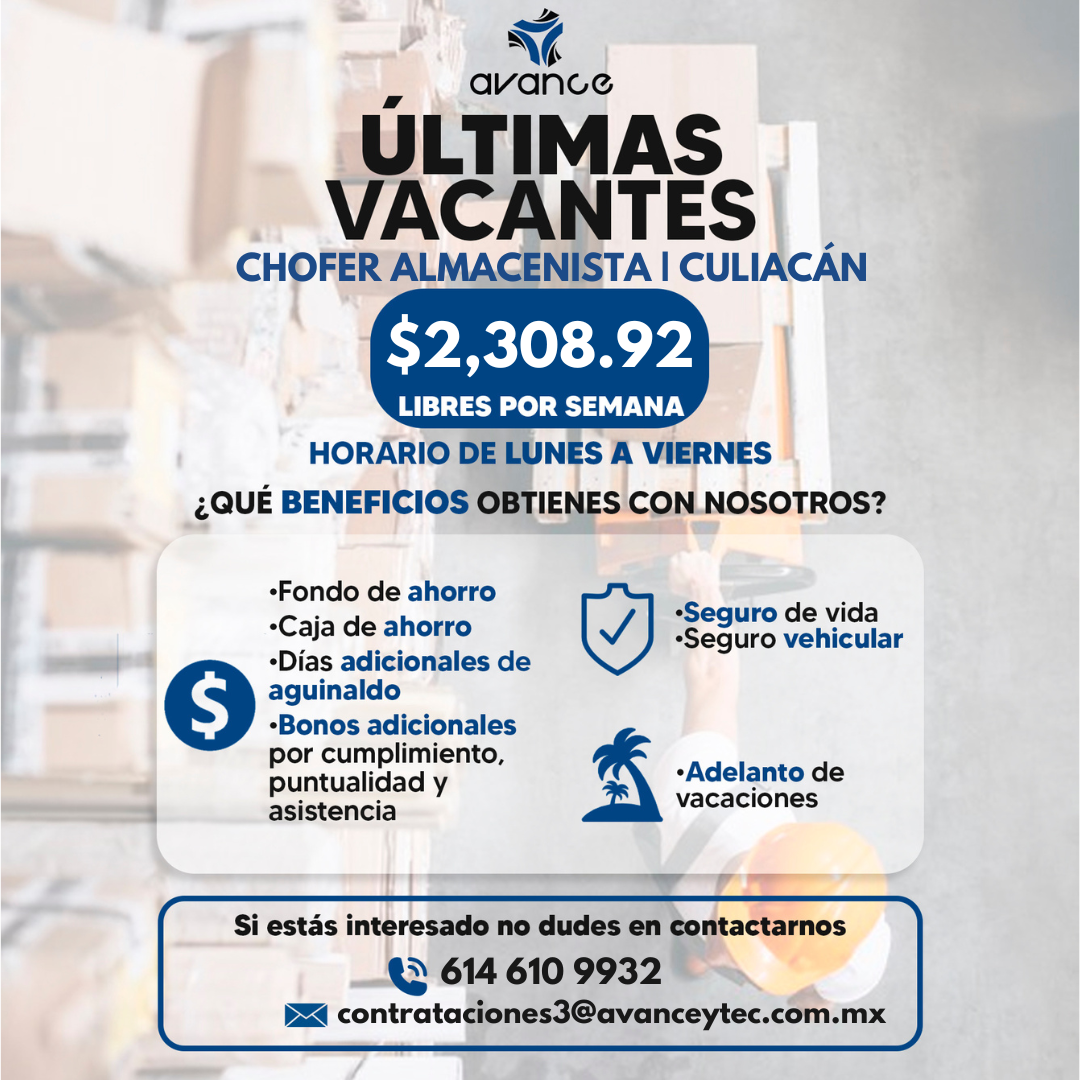 Capital Humano / Grupo Avance Facebook ad: ¡Quiero postularme!