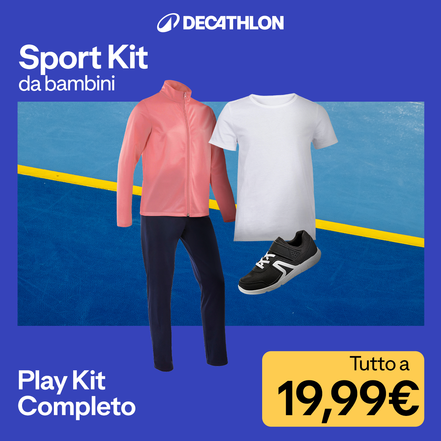 Decathlon Italia Facebook ad: Kit Fitness