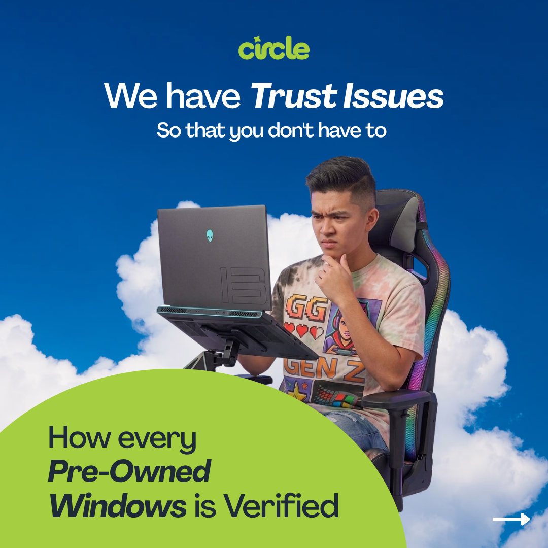 Circle Store Facebook ad: Why pay full price when you don't have…