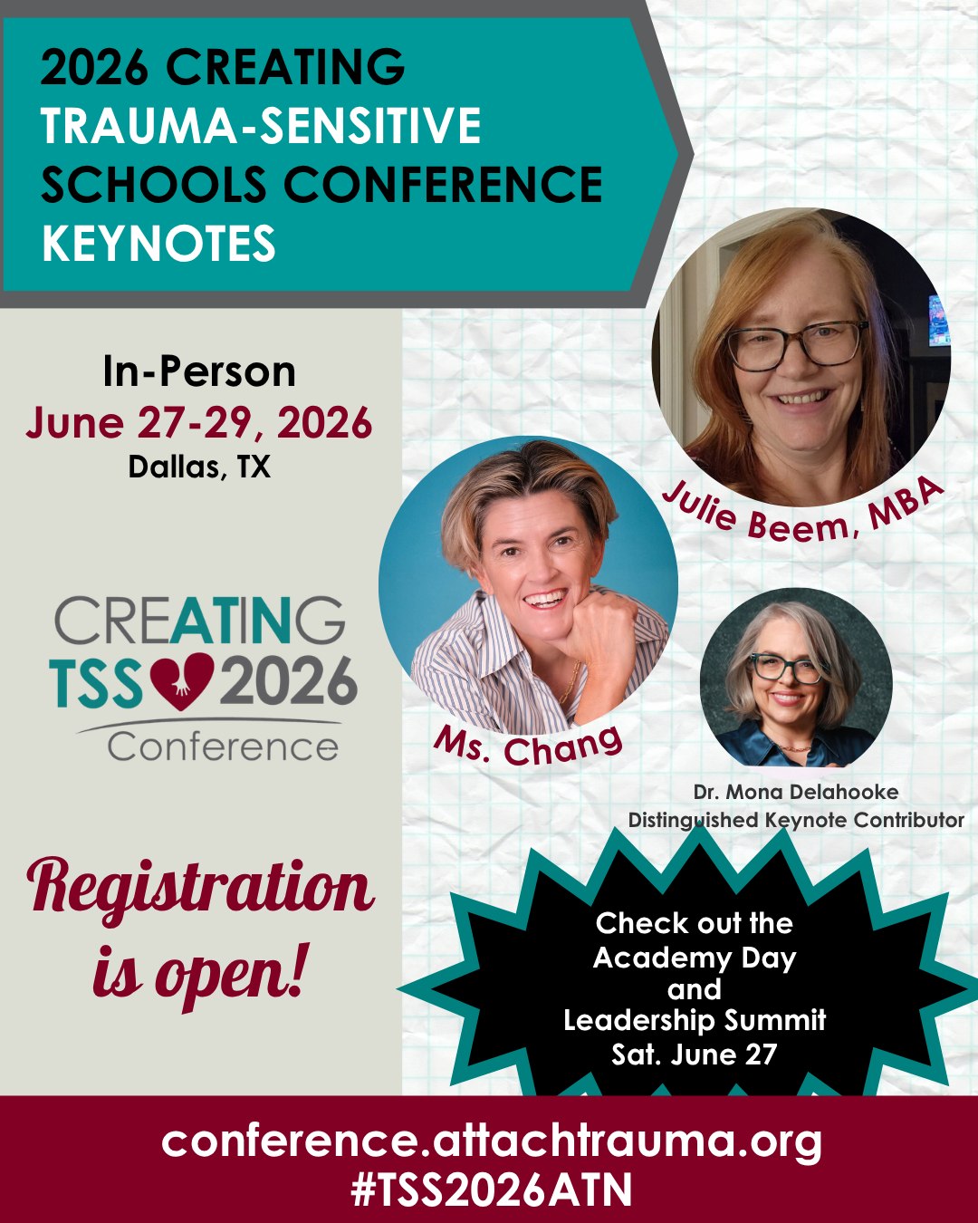 Attachment & Trauma Network (ATN) Facebook ad: Creating Trauma-Sensitive Schools | Trauma Conference (ATN)