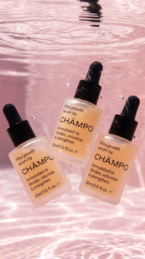 Chāmpo Haircare Facebook ad