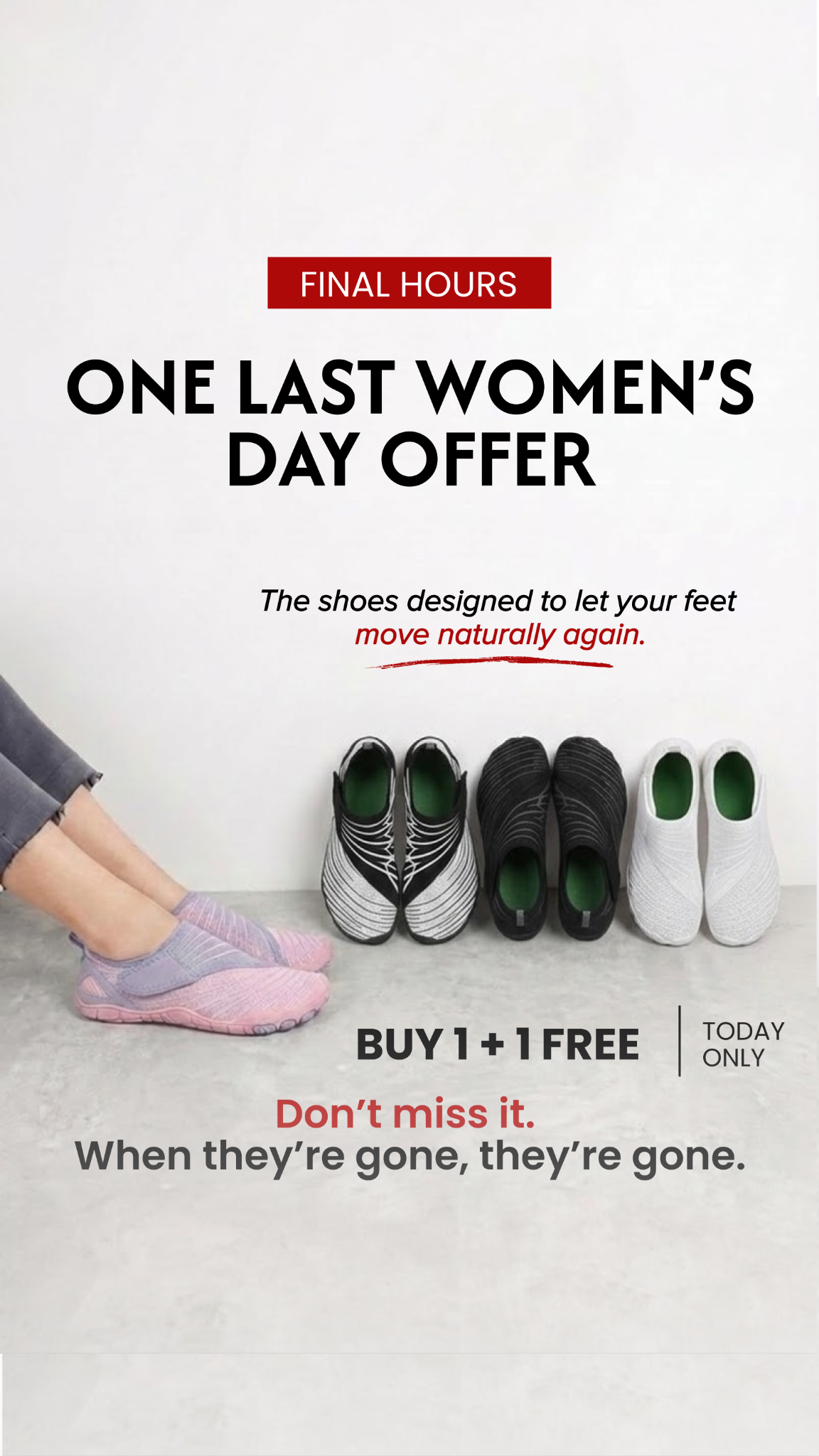 Voyabarefoot Facebook ad