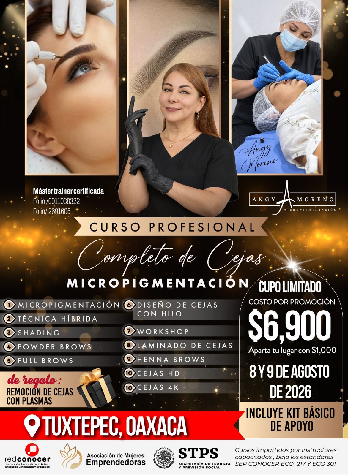 Angy Moreno Micropigmentación Veracruz Facebook ad: ¡𝗔𝘁𝗲𝗻𝗰𝗶𝗼́𝗻 Tuxtepec, ver.!