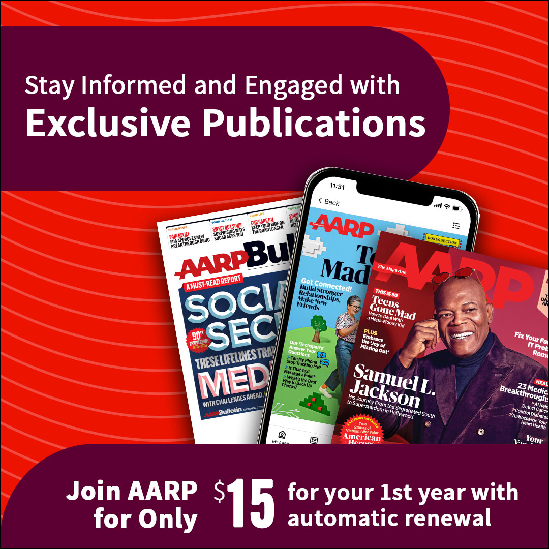 AARP Facebook ad